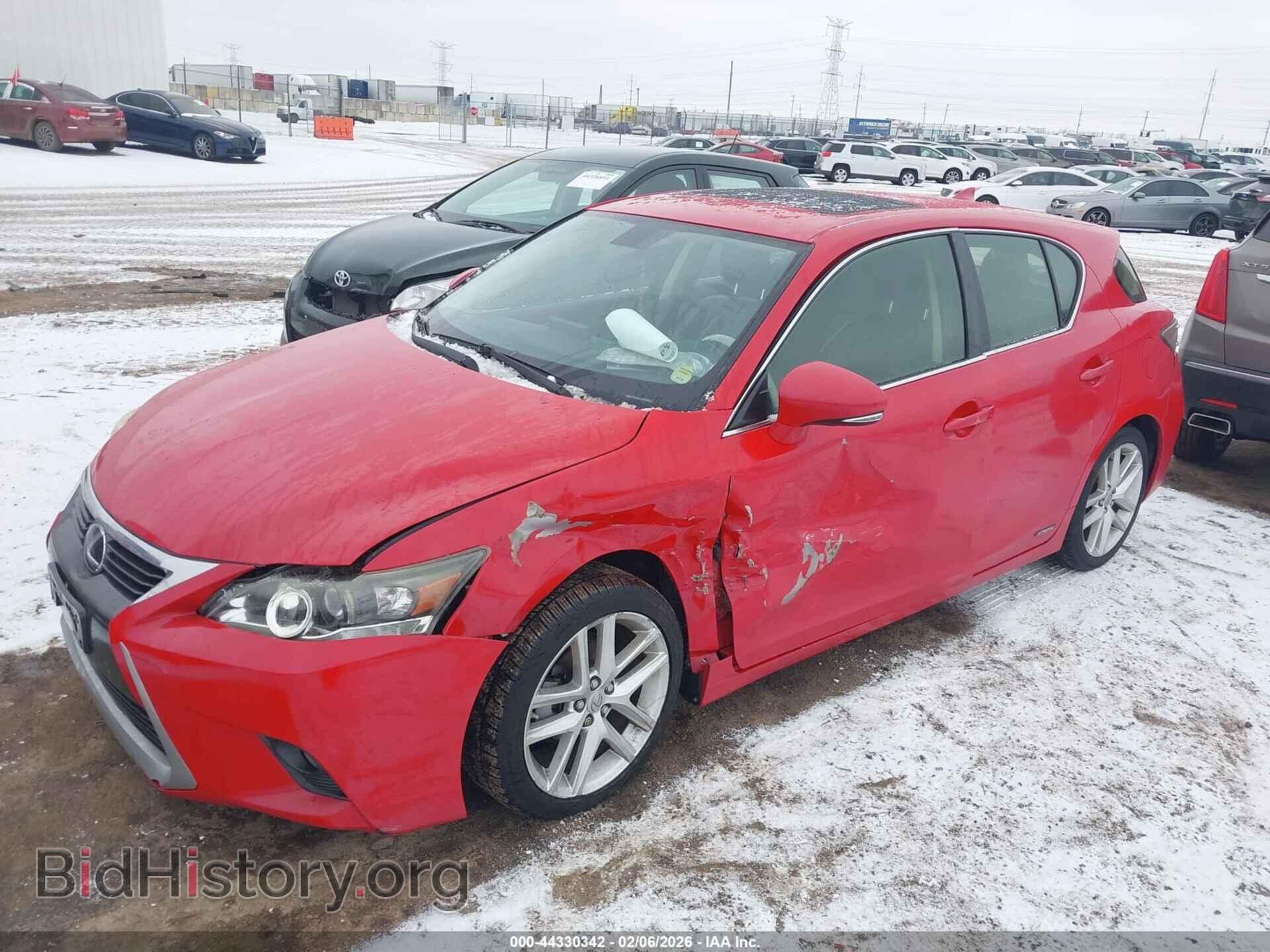 2014 LEXUS CT 200H - VIN: JTHKD5BH2E2192965 - Фото 2