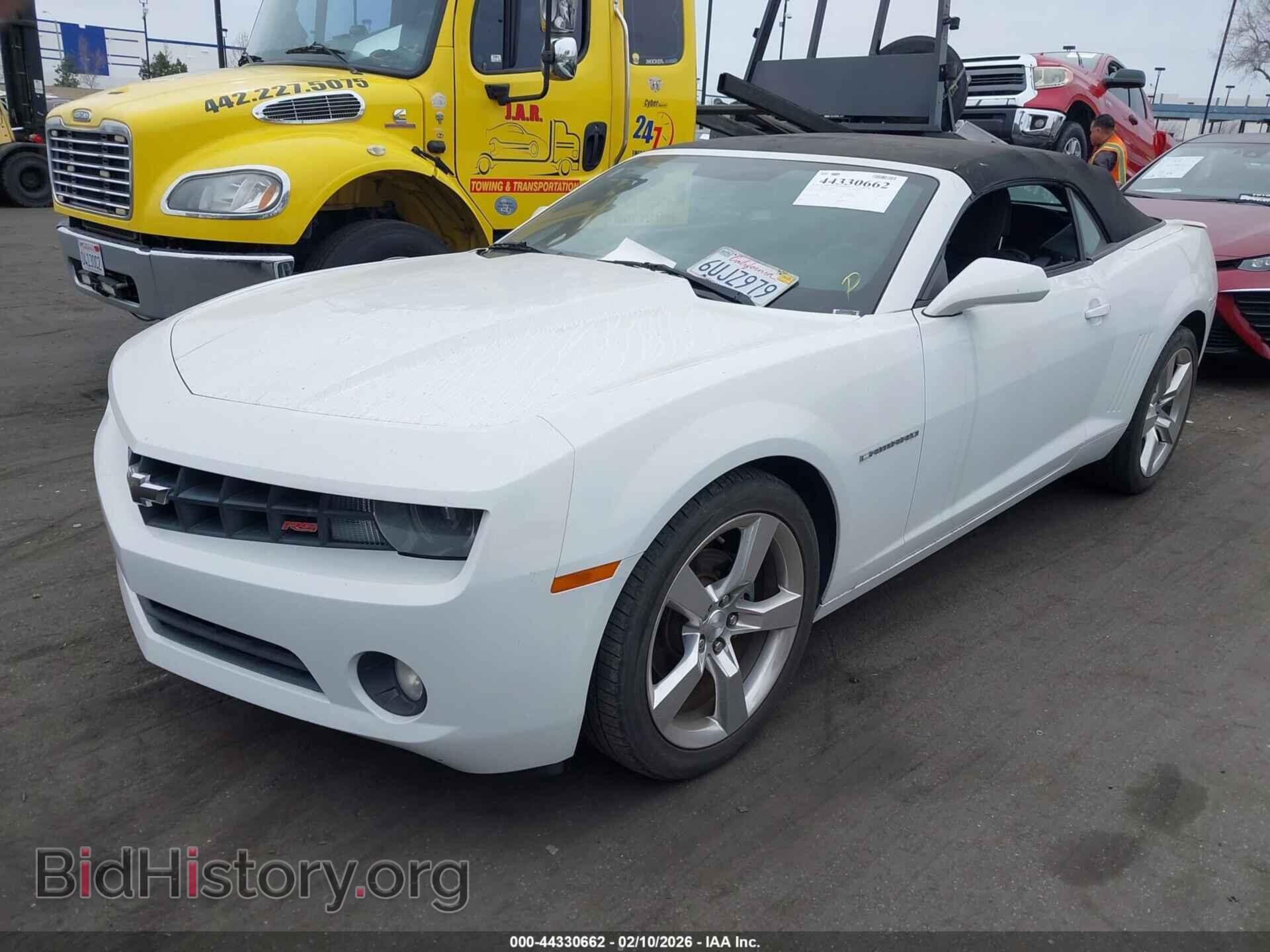 2011 CHEVROLET CAMARO - VIN: 2G1FB3DD9B9192281 - Фото 2