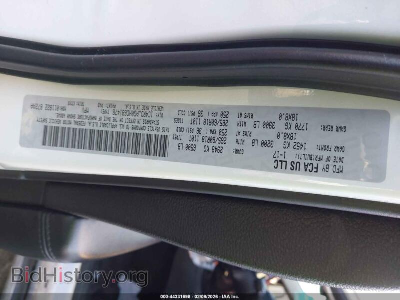 2017 Dodge DURANGO (VIN 1C4RDJAG0HC681476) — фото 9 из 16