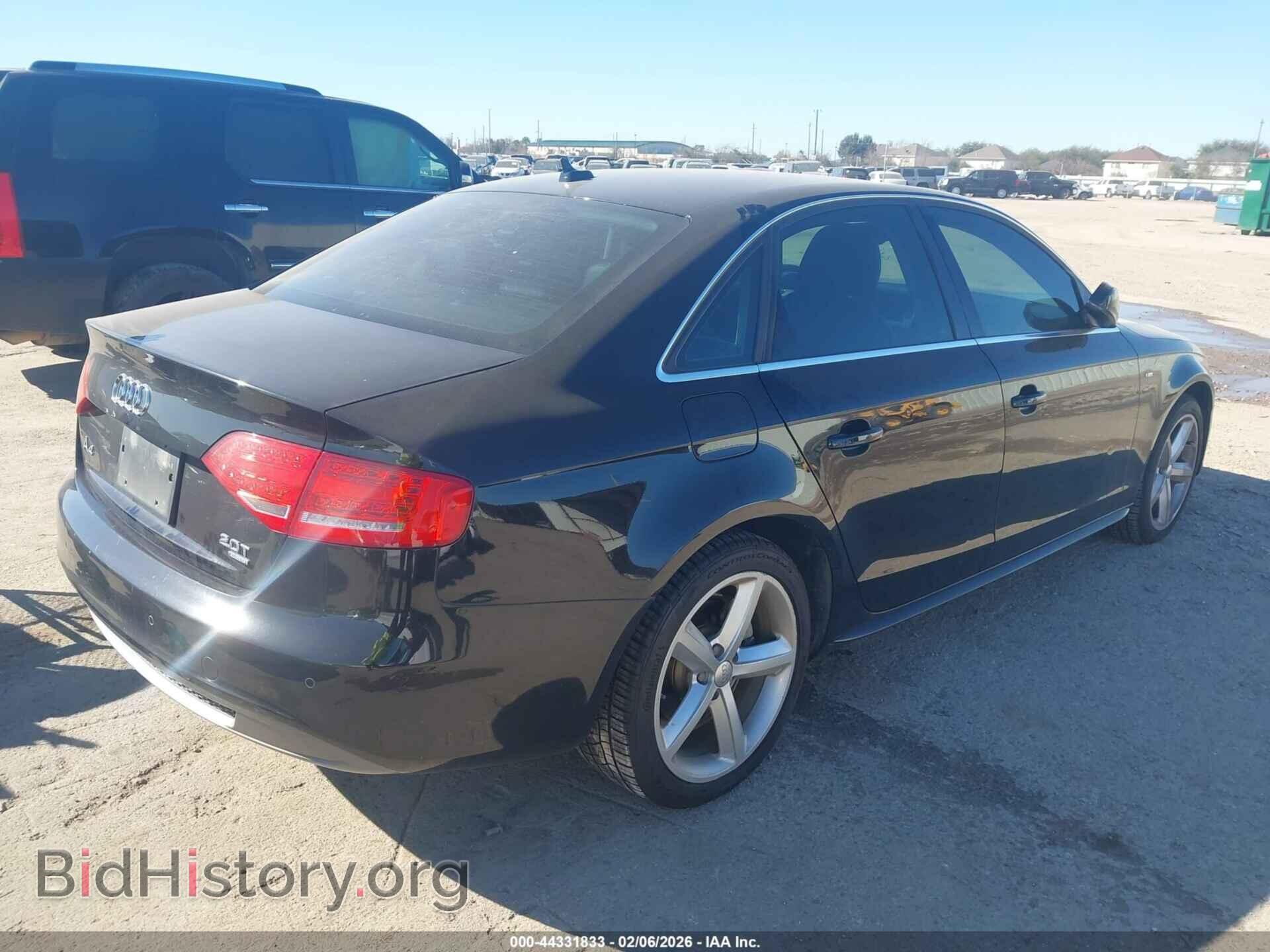 2012 AUDI A4 - VIN: WAUFFAFL9CN010594 - Photo 4