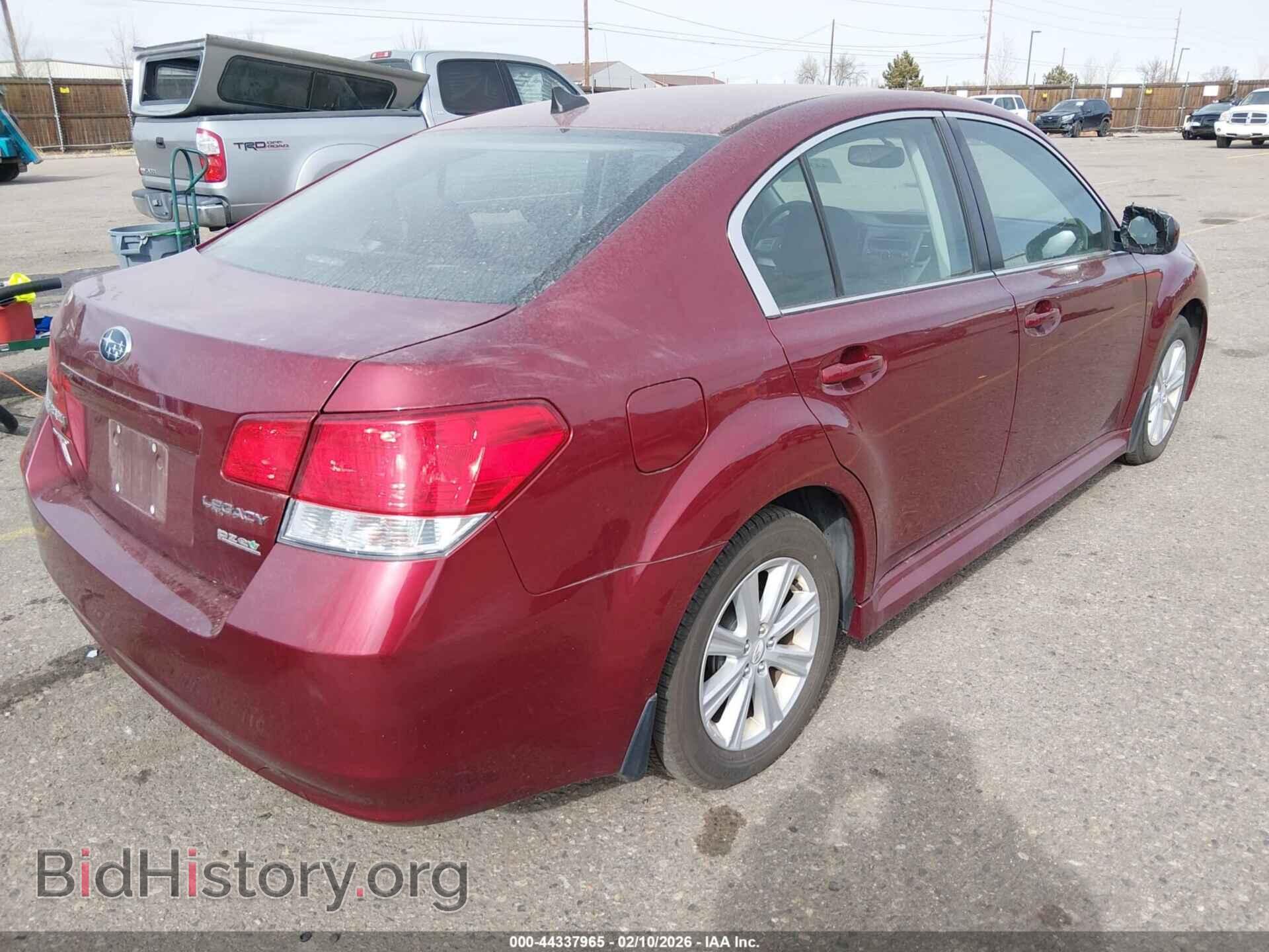 2011 SUBARU LEGACY - VIN: 4S3BMBF64B3214723 - Фото 4