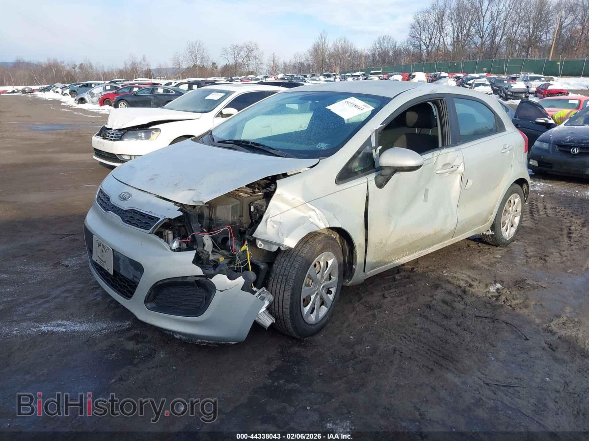 2012 KIA RIO5 - VIN: KNADN5A36C6082128 - Фото 2