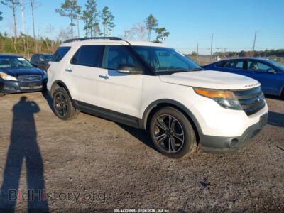 2014 Ford EXPLORER Sport, белый — VIN 1FM5K8GT0EGA96513, IAAI