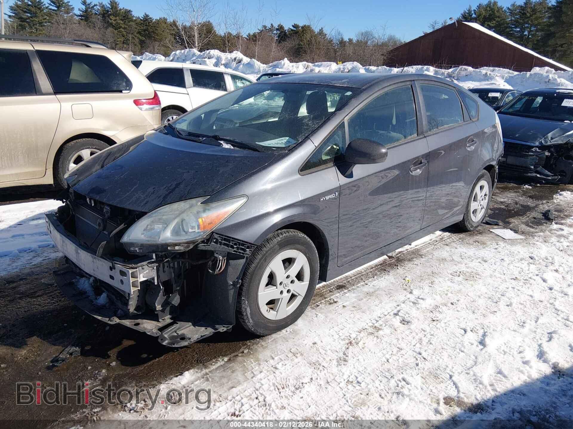 2011 TOYOTA PRIUS - VIN: JTDKN3DU6B1454145 - Фото 2