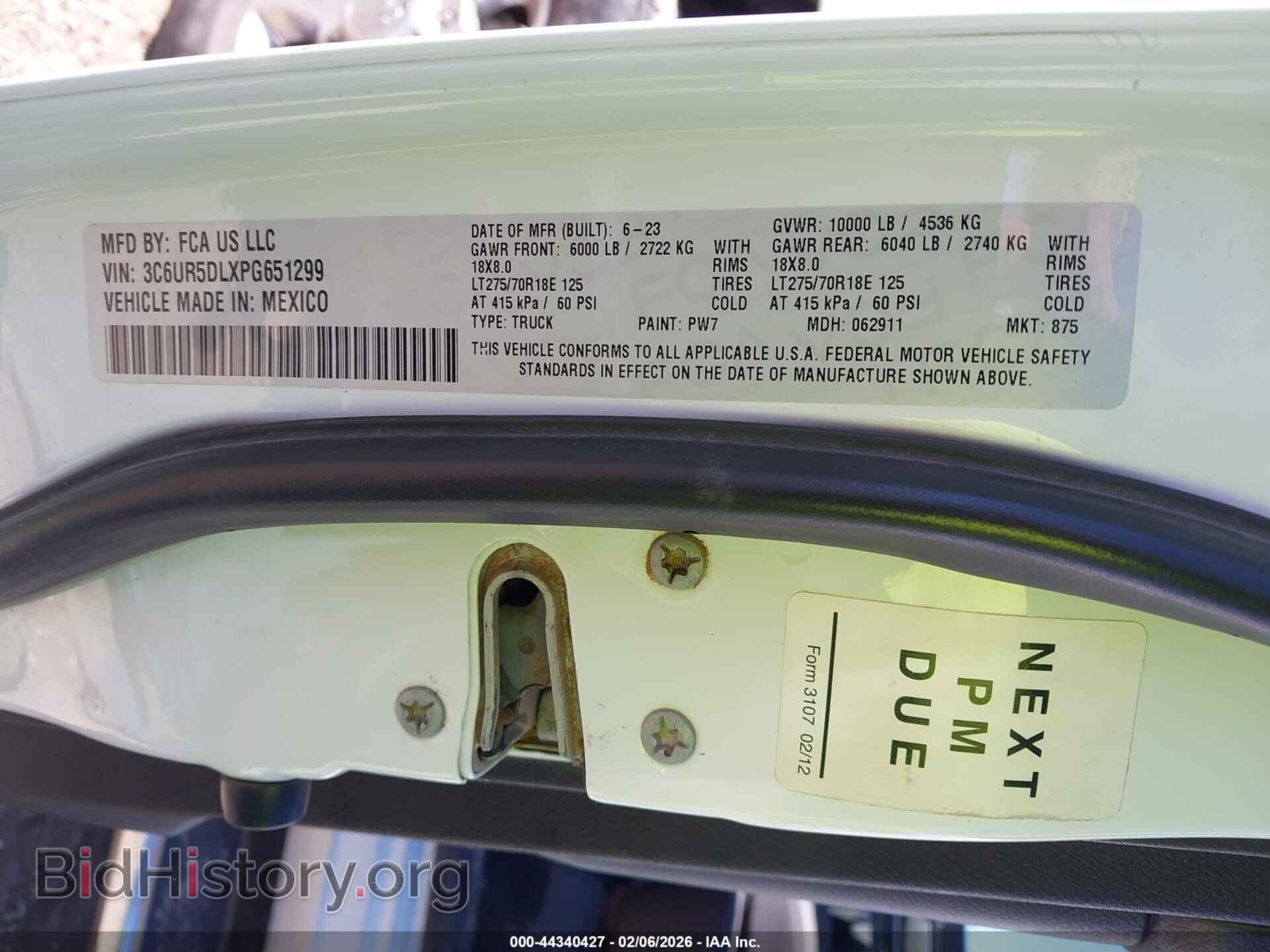 2023 RAM 2500 - VIN: 3C6UR5DLXPG651299 - Фото 9