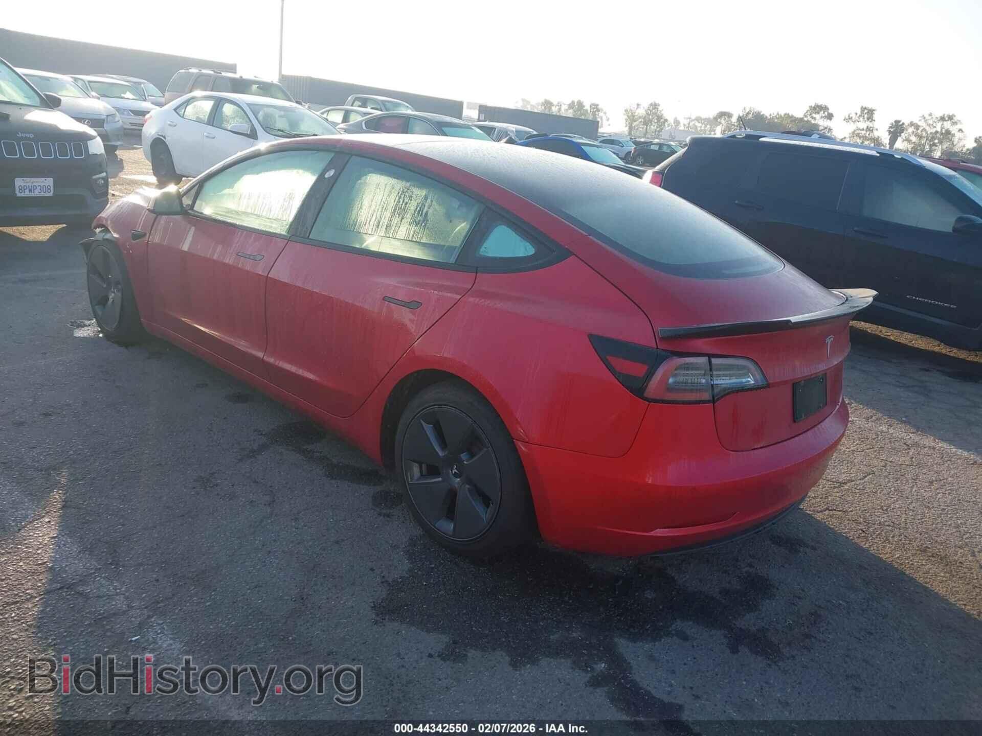 2022 TESLA MODEL 3 - VIN: 5YJ3E1EA2NF167958 - Фото 3