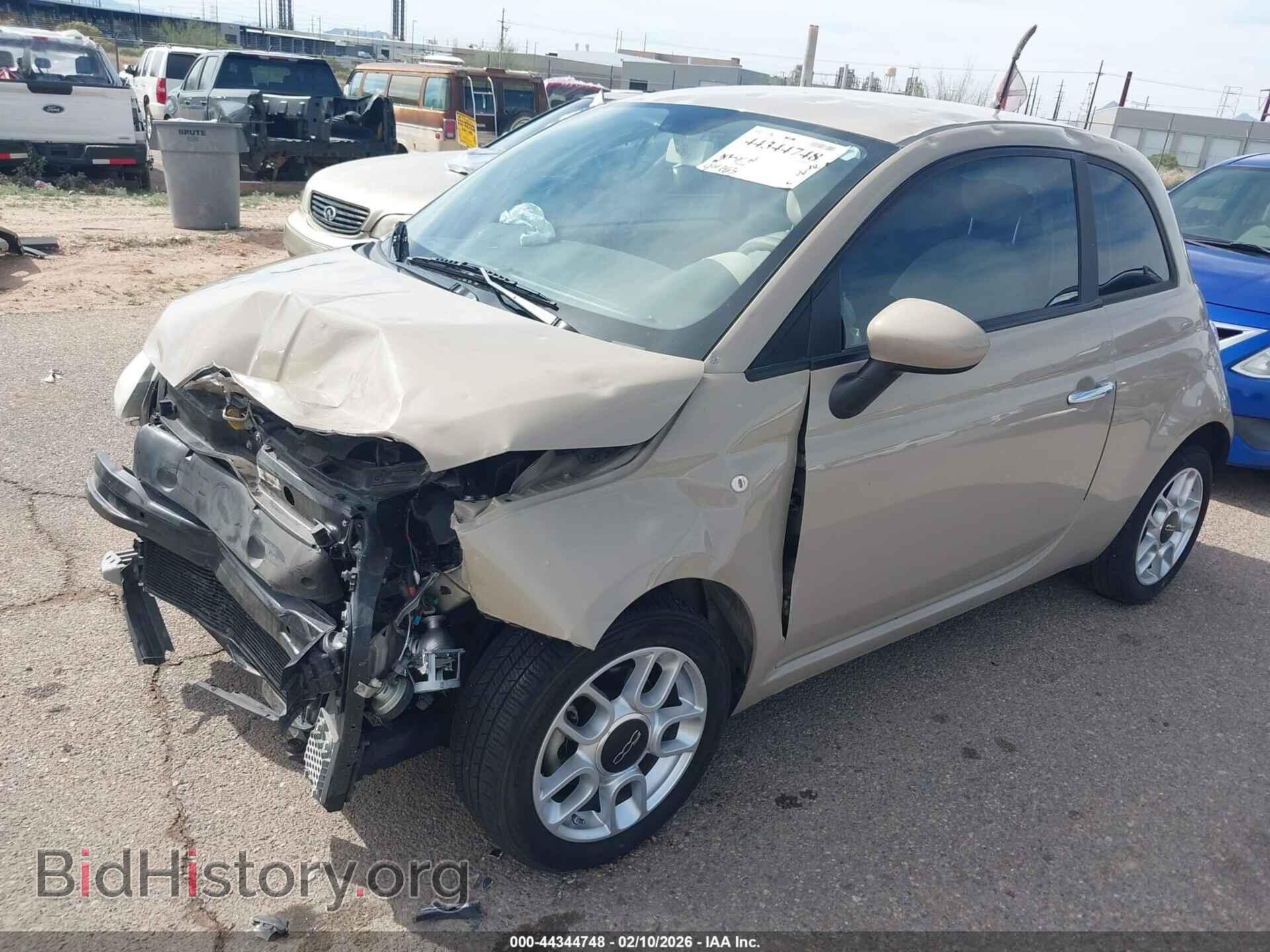 2012 FIAT 500 - VIN: 3C3CFFAR4CT112632 - Фото 2