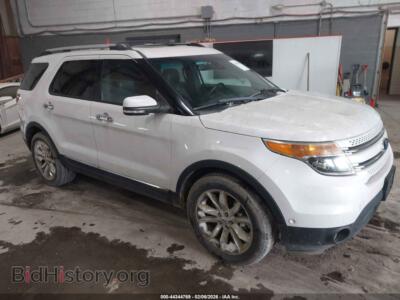 2013 Ford EXPLORER Limited, белый — VIN 1FM5K8F81DGC56068, IAAI