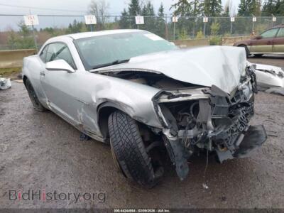 2013 Chevrolet CAMARO 1LS, серебристый — VIN 2G1FE1E31D9213936, IAAI