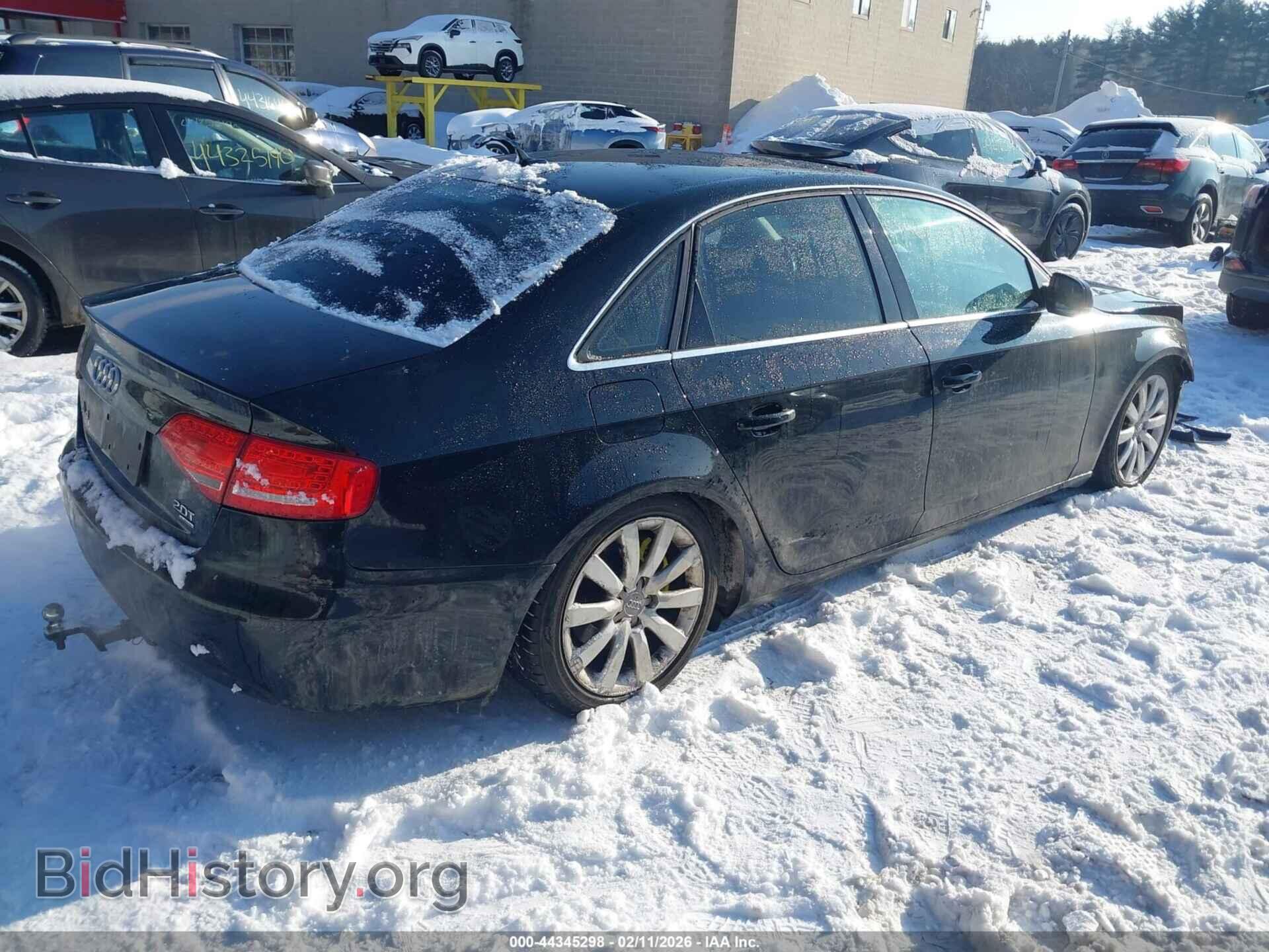 2012 AUDI A4 - VIN: WAUBFAFL9CA088654 - Фото 4