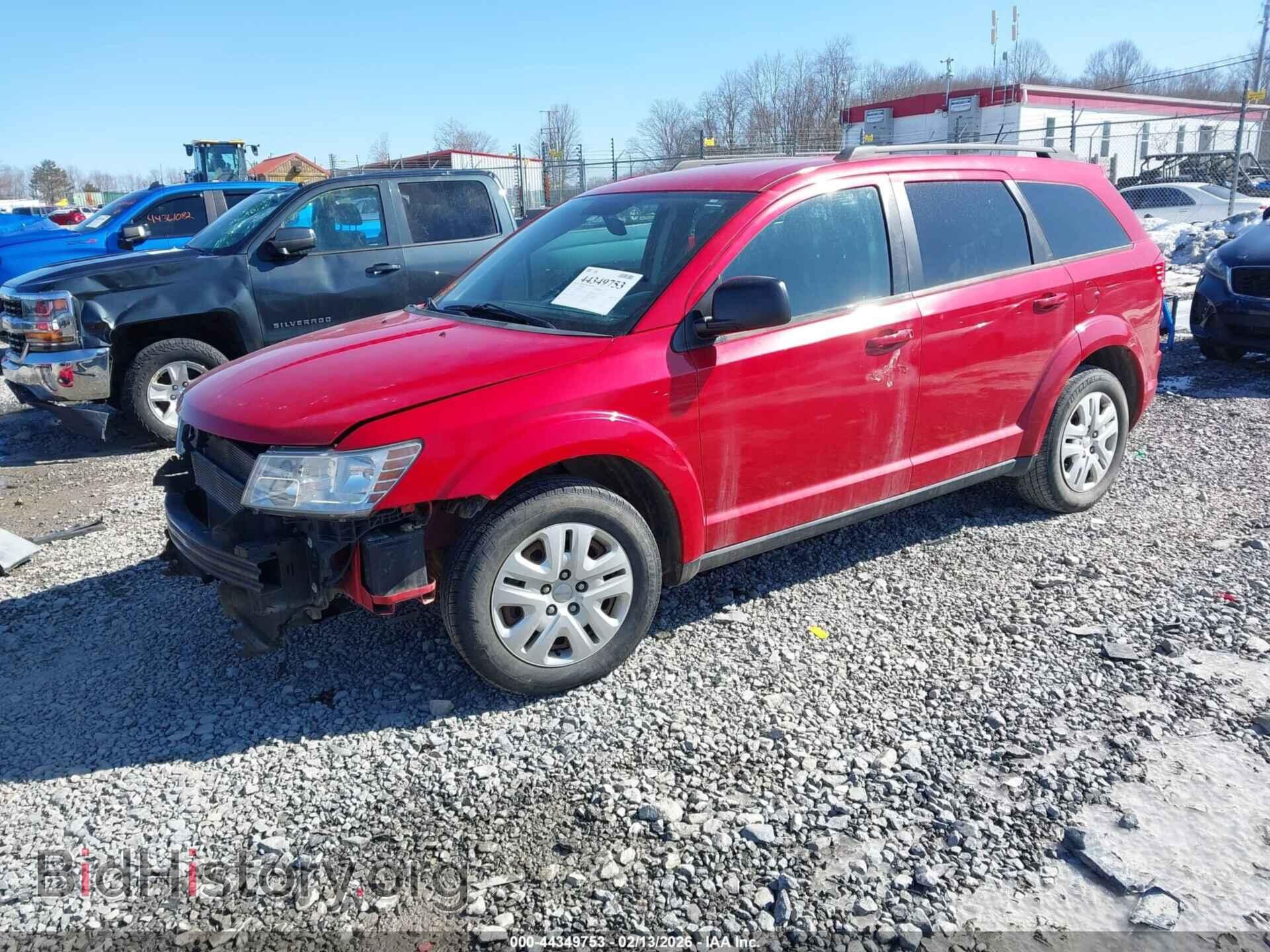 2016 DODGE JOURNEY - VIN: 3C4PDCAB8GT218317 - Фото 2