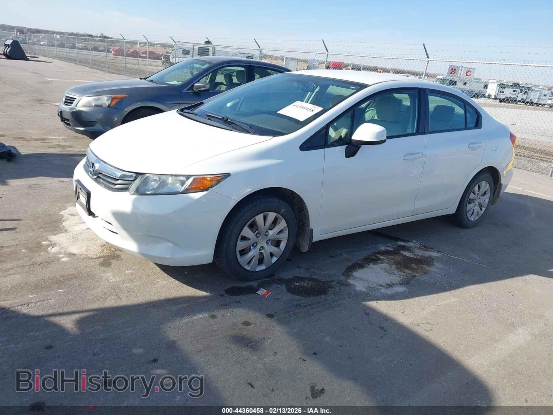 2012 HONDA CIVIC - VIN: 19XFB2F55CE037933 - Фото 2