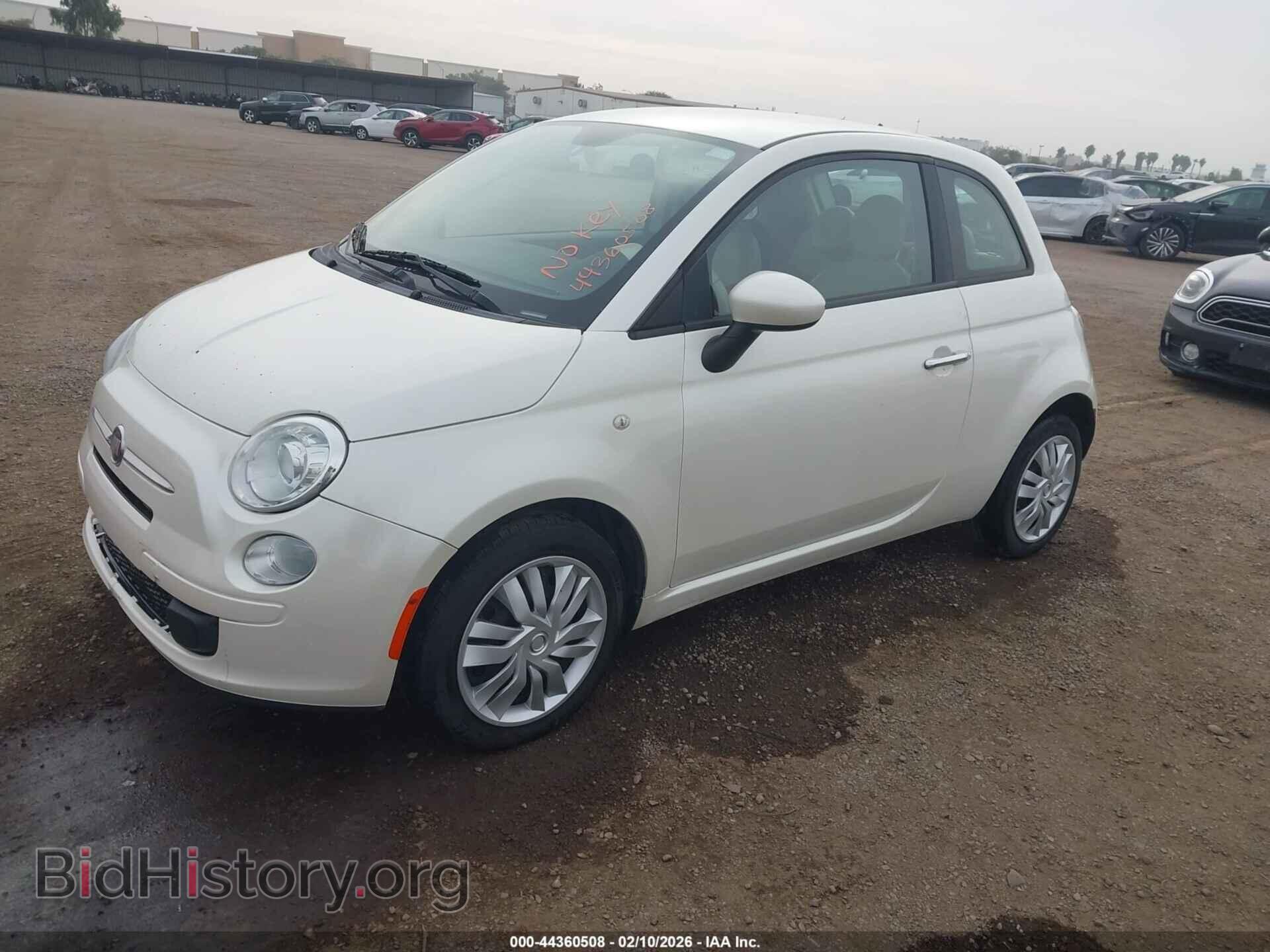 2013 FIAT 500 - VIN: 3C3CFFAR2DT554035 - Фото 2