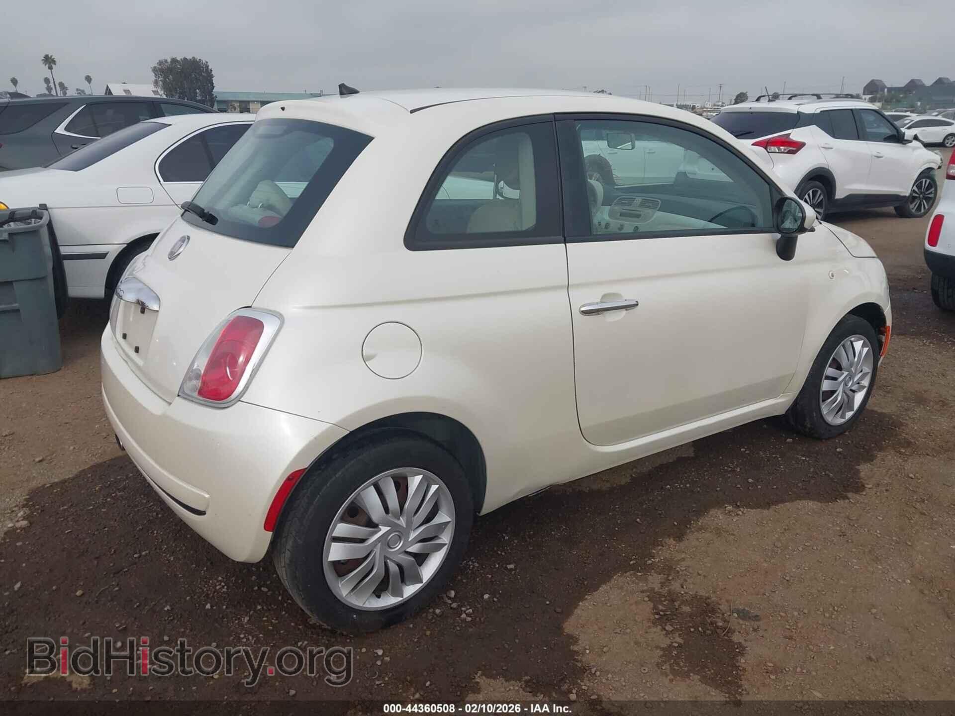 2013 FIAT 500 - VIN: 3C3CFFAR2DT554035 - Фото 4