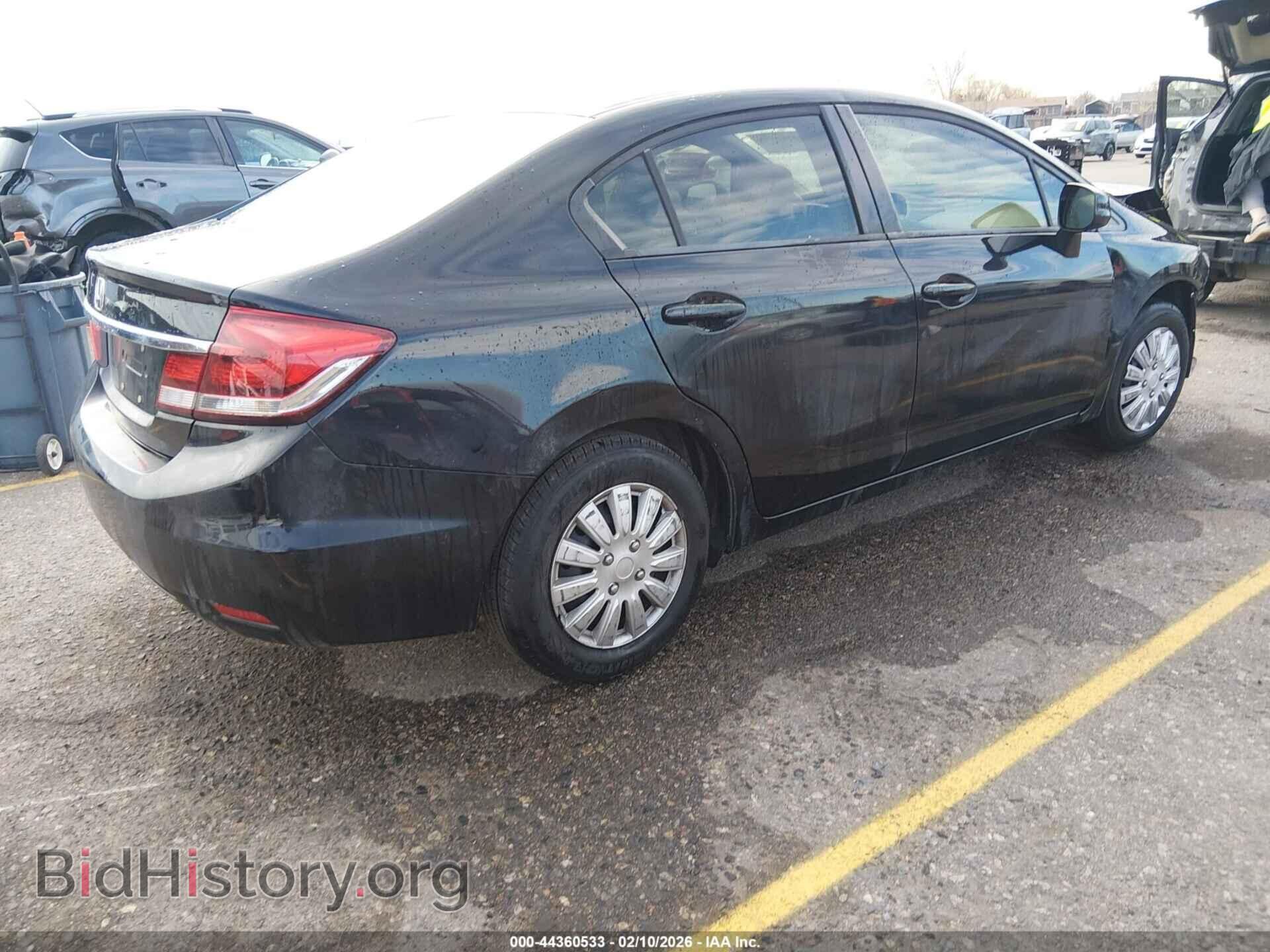 2013 HONDA CIVIC - VIN: 19XFB2F50DE227060 - Фото 4