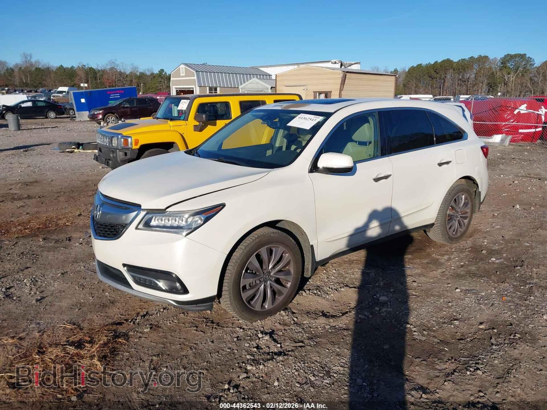 2014 ACURA MDX - VIN: 5FRYD3H41EB013220 - Фото 2