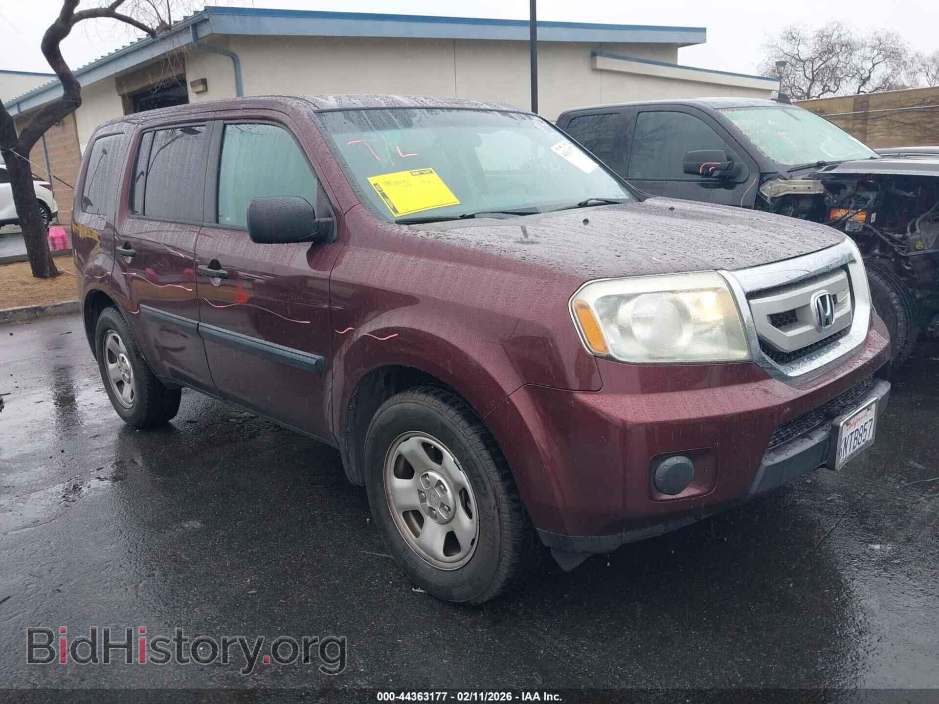 Photo 5FNYF3H20BB020178 - HONDA PILOT 2011