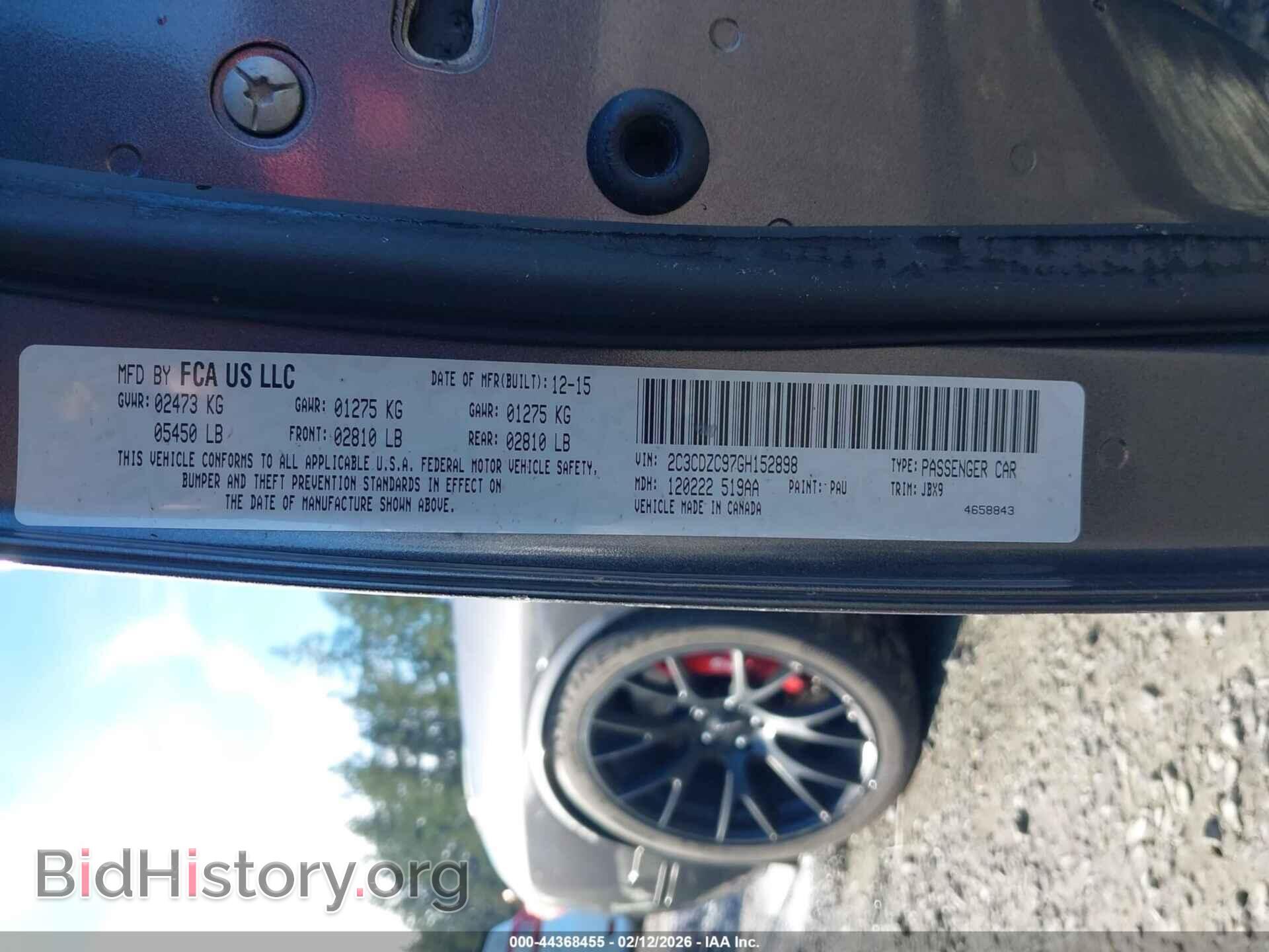2016 DODGE CHALLENGER - VIN: 2C3CDZC97GH152898 - Photo 9