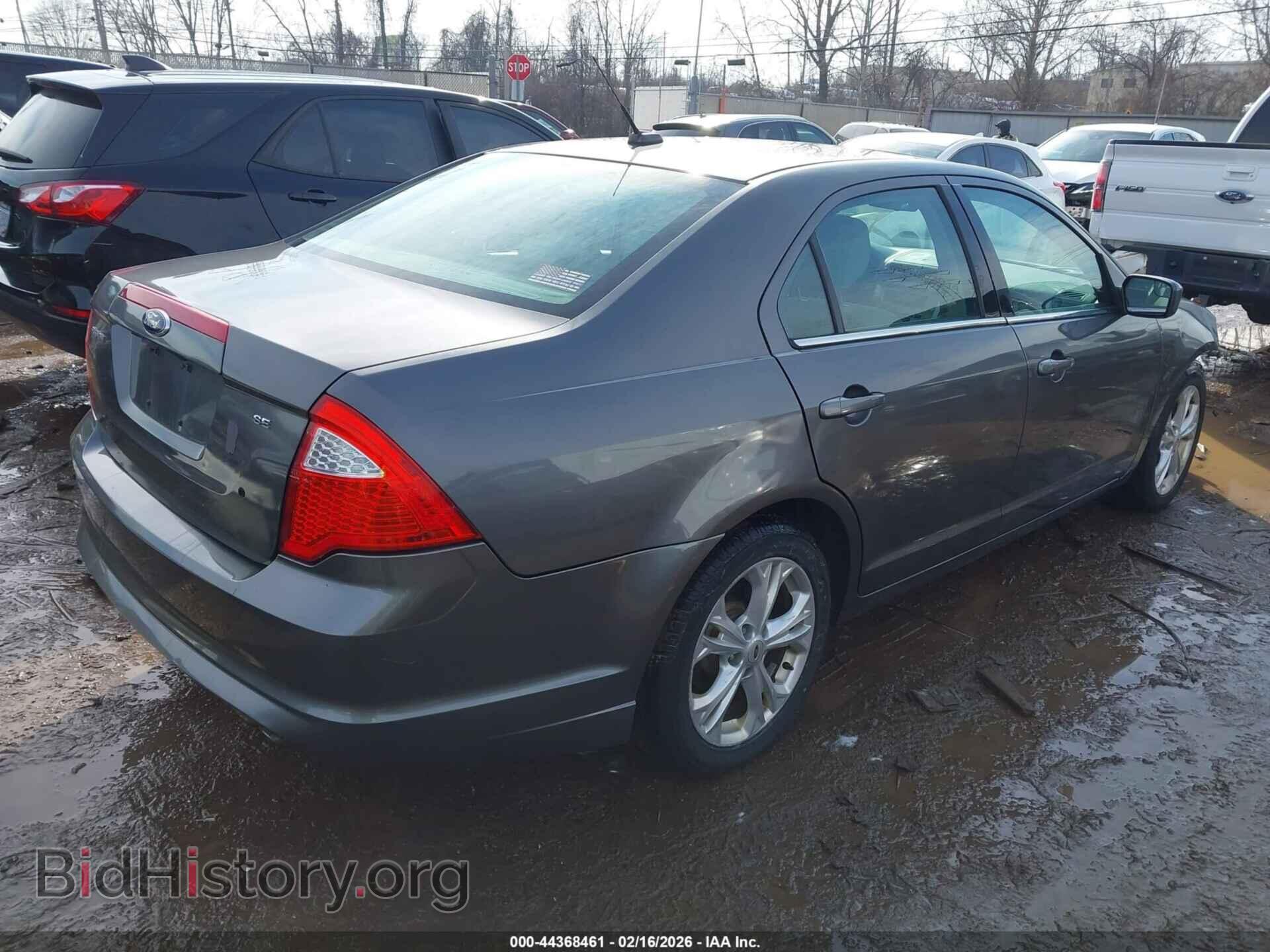 2012 FORD FUSION - VIN: 3FAHP0HA4CR380286 - Фото 4