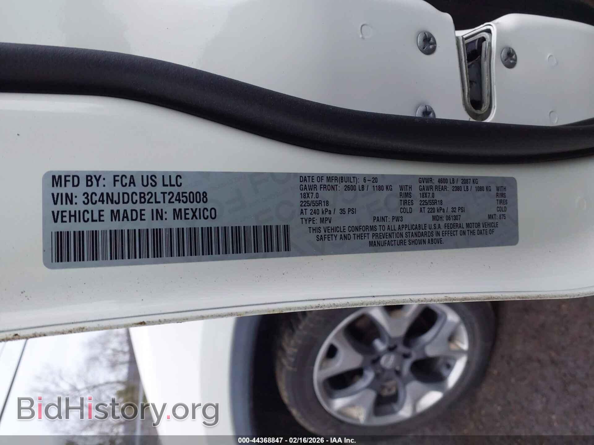 2020 JEEP COMPASS - VIN: 3C4NJDCB2LT245008 - Фото 9