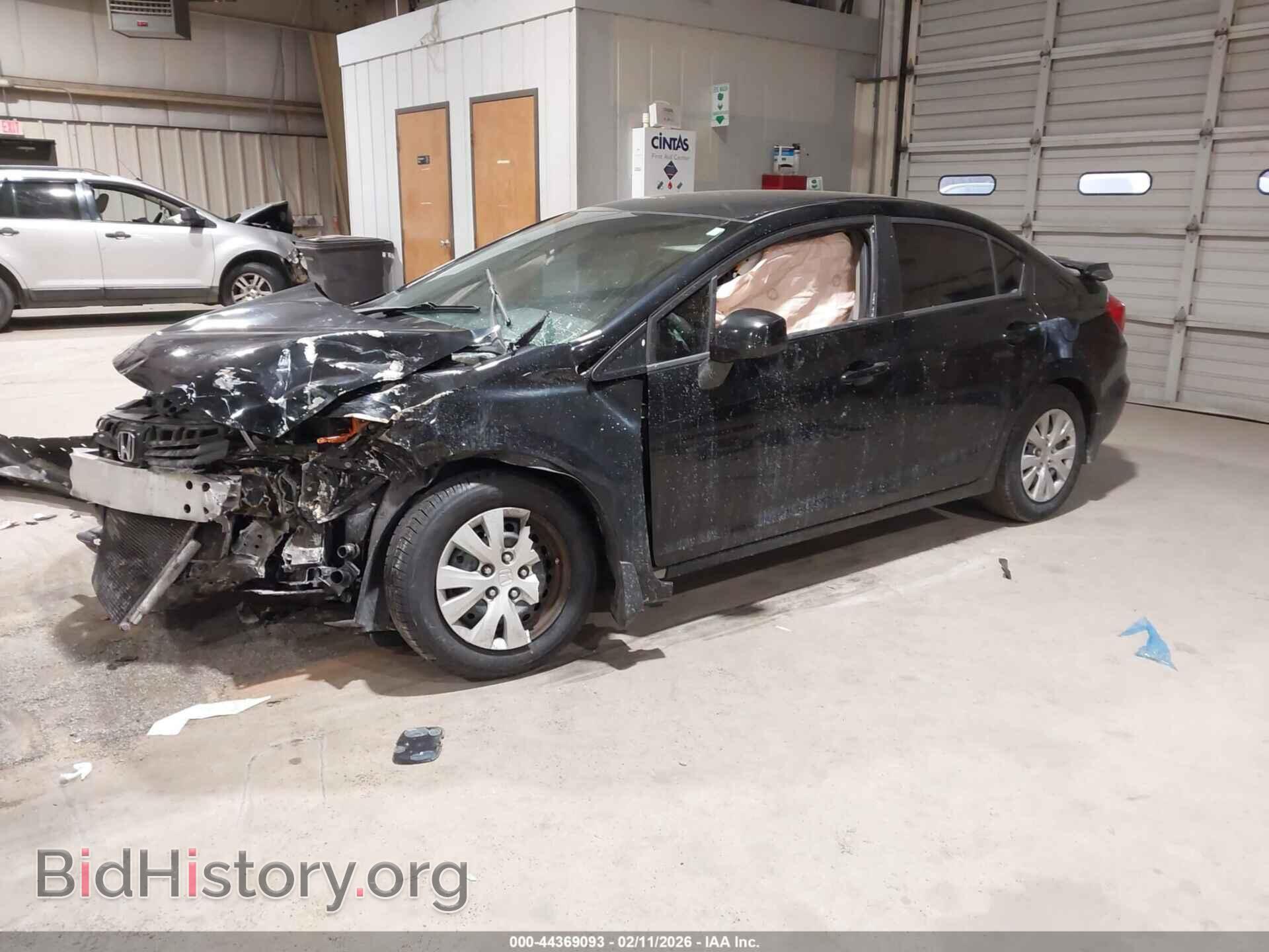 2012 HONDA CIVIC - VIN: 2HGFB2F50CH323422 - Фото 2