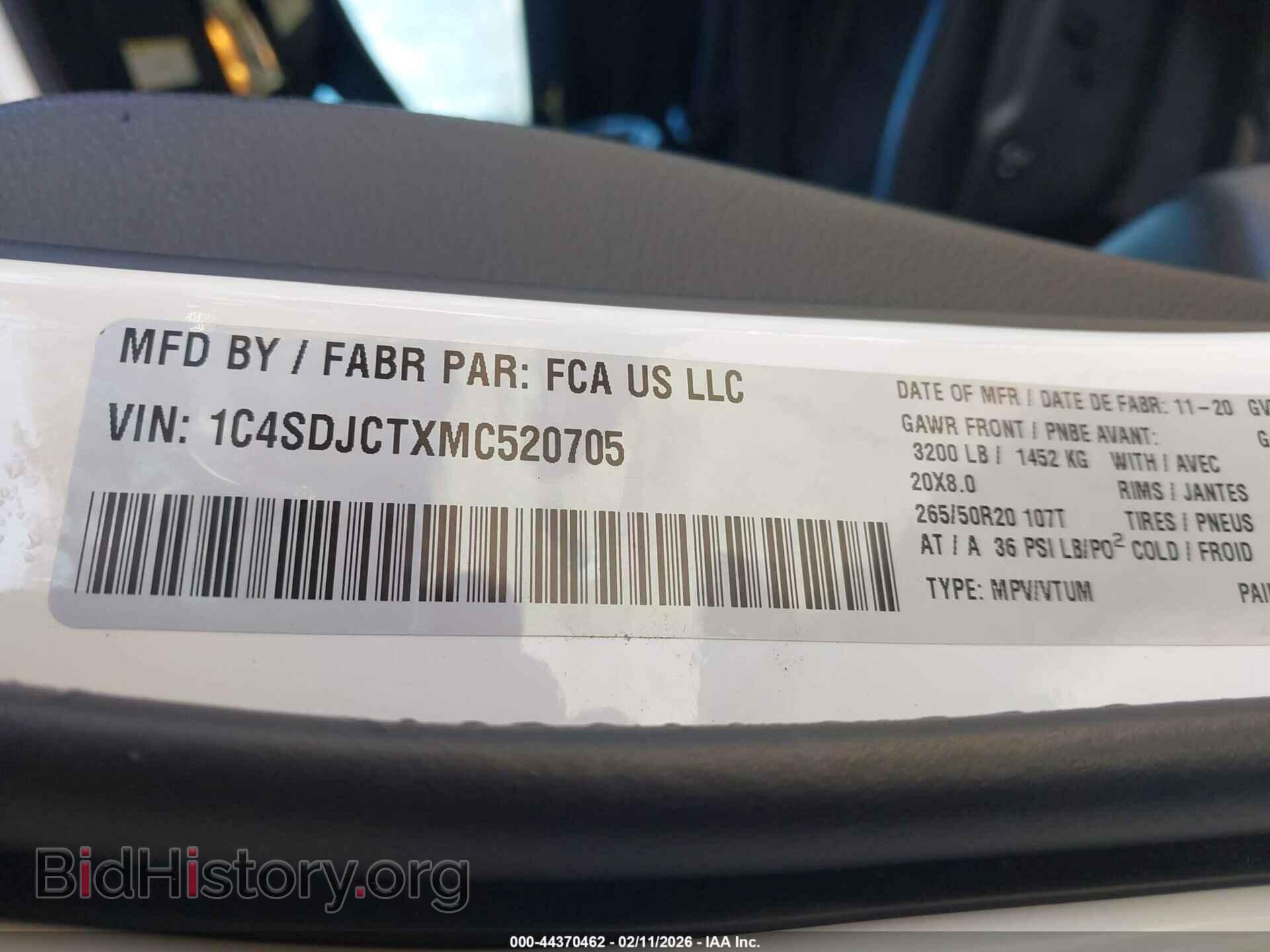 2021 DODGE DURANGO - VIN: 1C4SDJCTXMC520705 - Photo 9