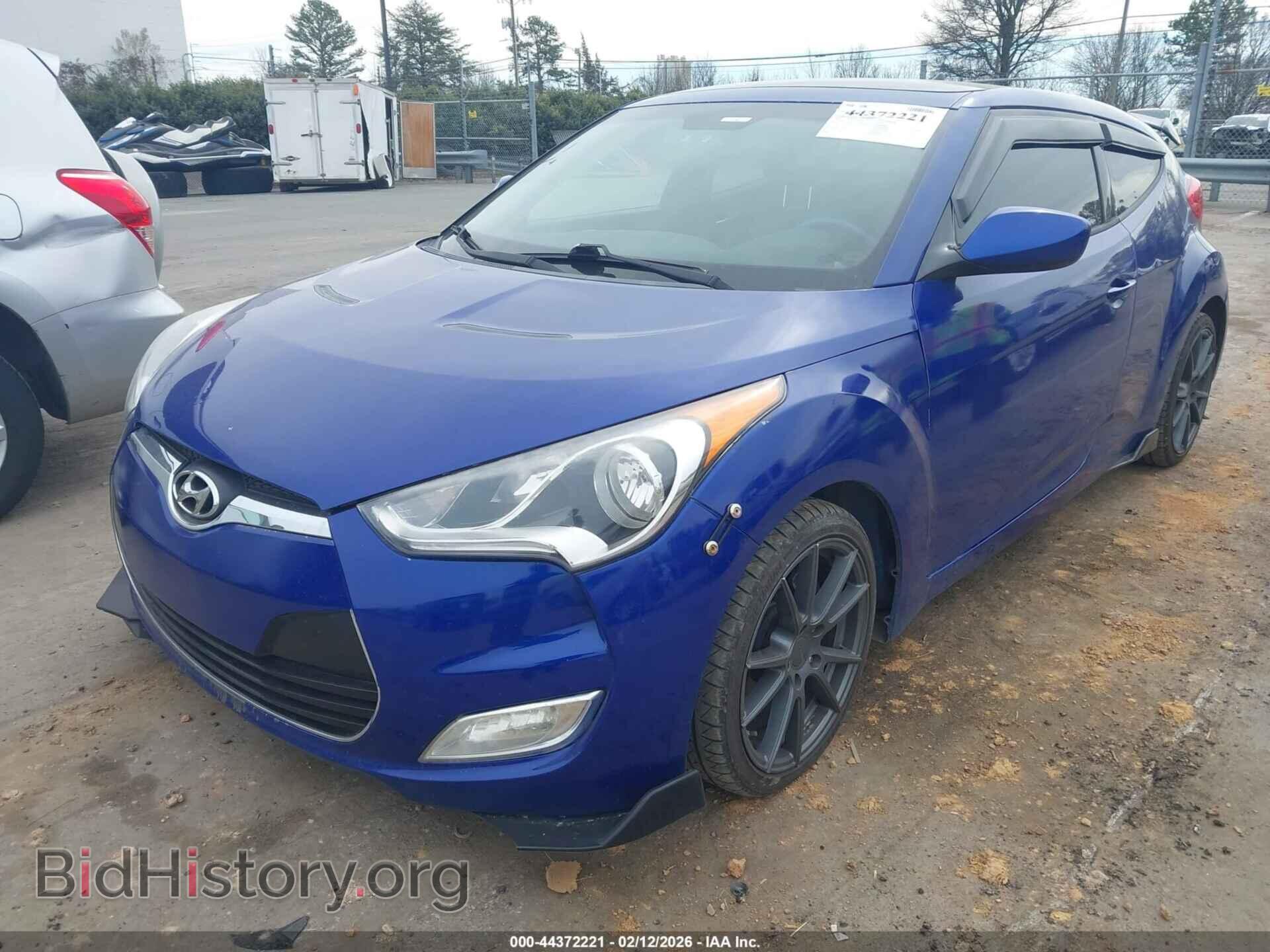 2012 HYUNDAI VELOSTER - VIN: KMHTC6AD5CU071390 - Фото 2