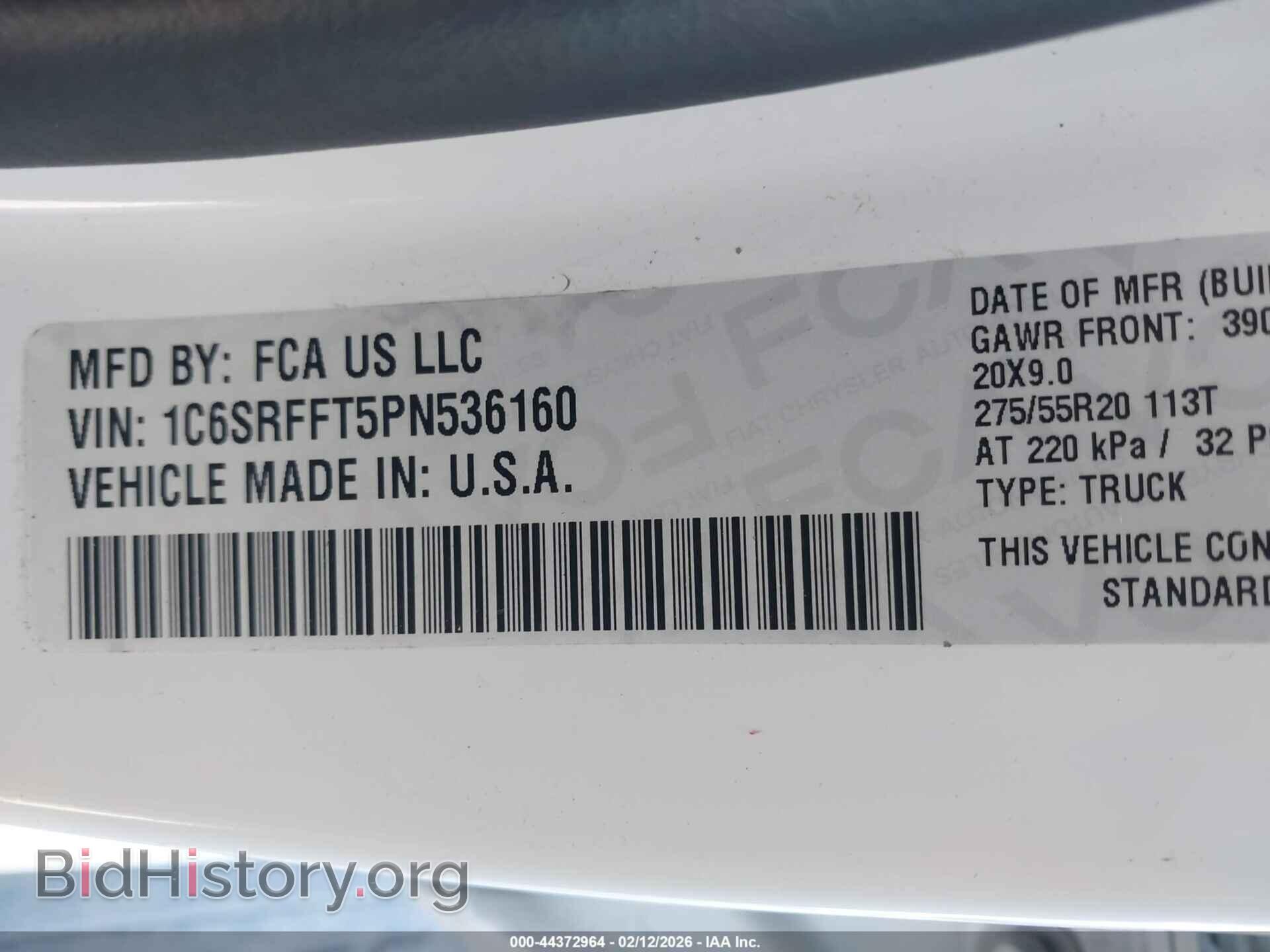 2023 RAM 1500 - VIN: 1C6SRFFT5PN536160 - Фото 9