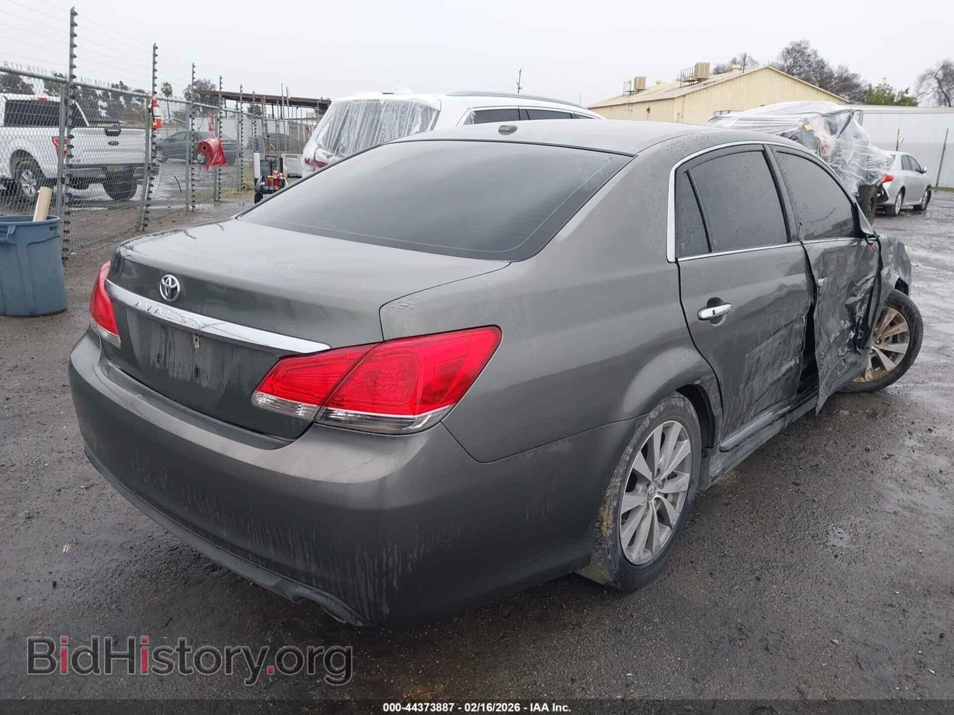 2012 TOYOTA AVALON - VIN: 4T1BK3DB1CU460938 - Фото 4
