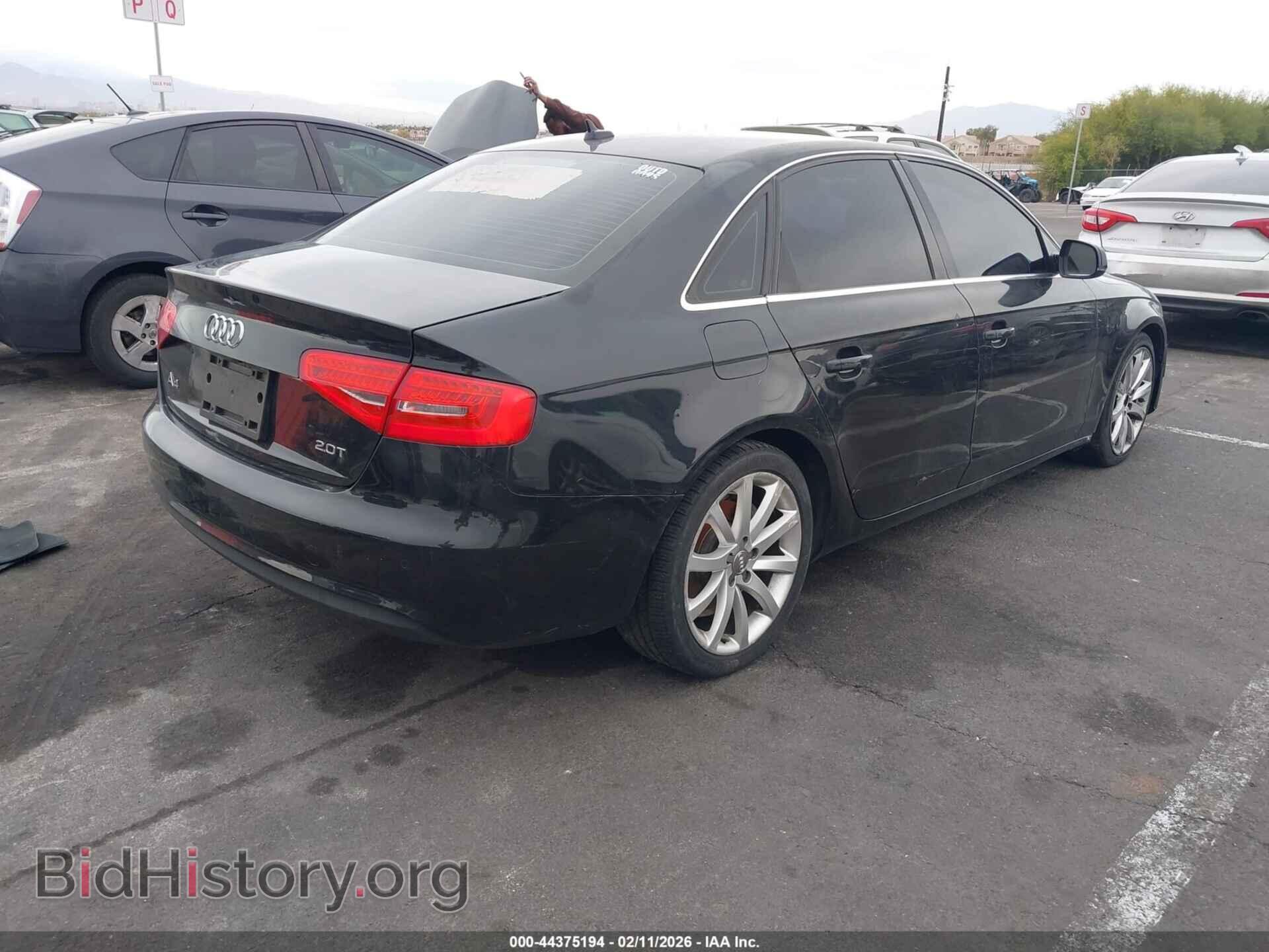 2013 AUDI A4 - VIN: WAUEFAFL5DN044433 - Фото 4