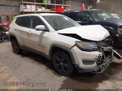 2020 Jeep COMPASS Latitude 4X4, белый — VIN 3C4NJDBB6LT100538, IAAI