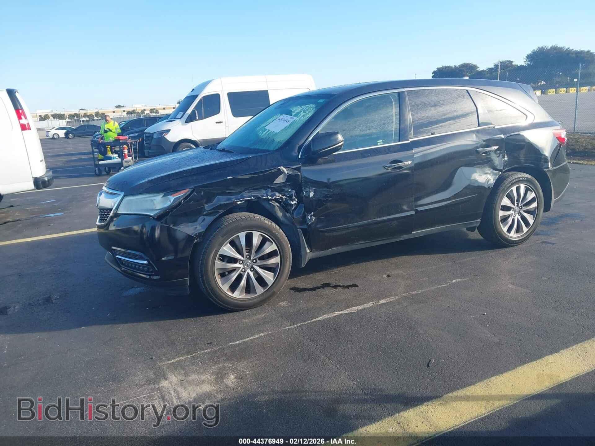 2014 ACURA MDX - VIN: 5FRYD3H44EB015916 - Фото 2