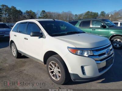 2013 Ford EDGE SE, white — VIN 2FMDK3GC7DBC57055, IAAI