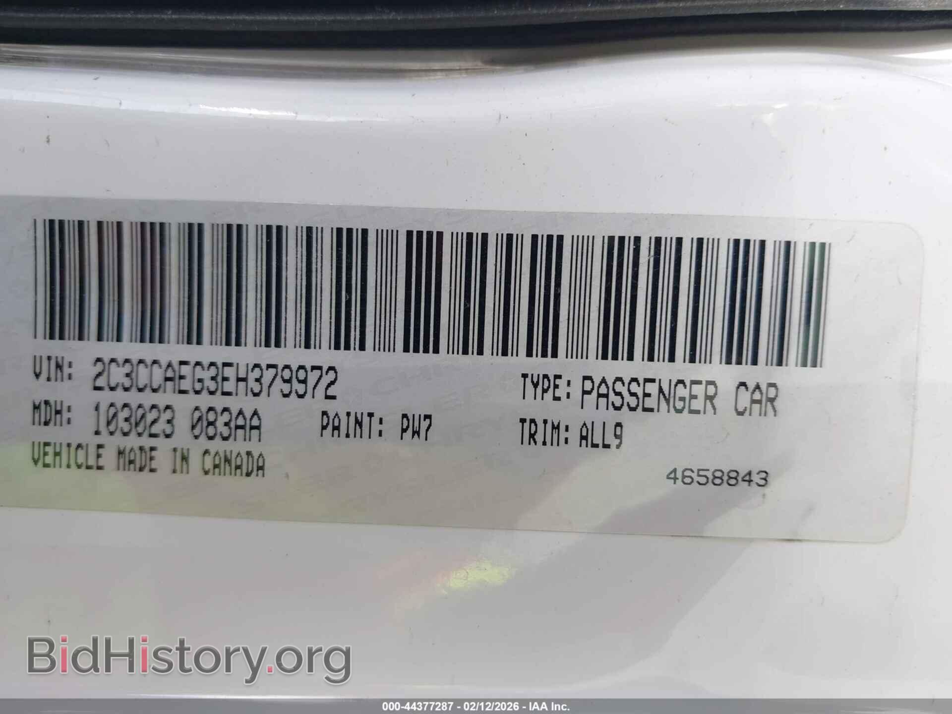 2014 CHRYSLER 300C - VIN: 2C3CCAEG3EH379972 - Фото 9