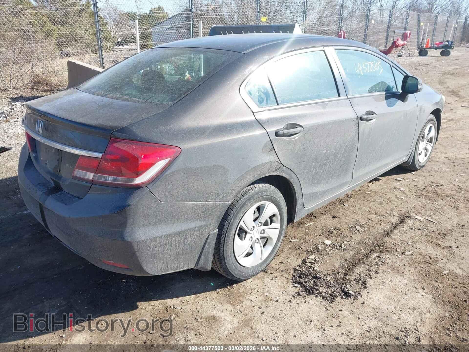 2013 HONDA CIVIC - VIN: 19XFB2F52DE048146 - Фото 4