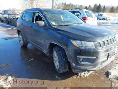 2020 Jeep COMPASS Latitude 4X4, черный — VIN 3C4NJDBB2LT168772, IAAI