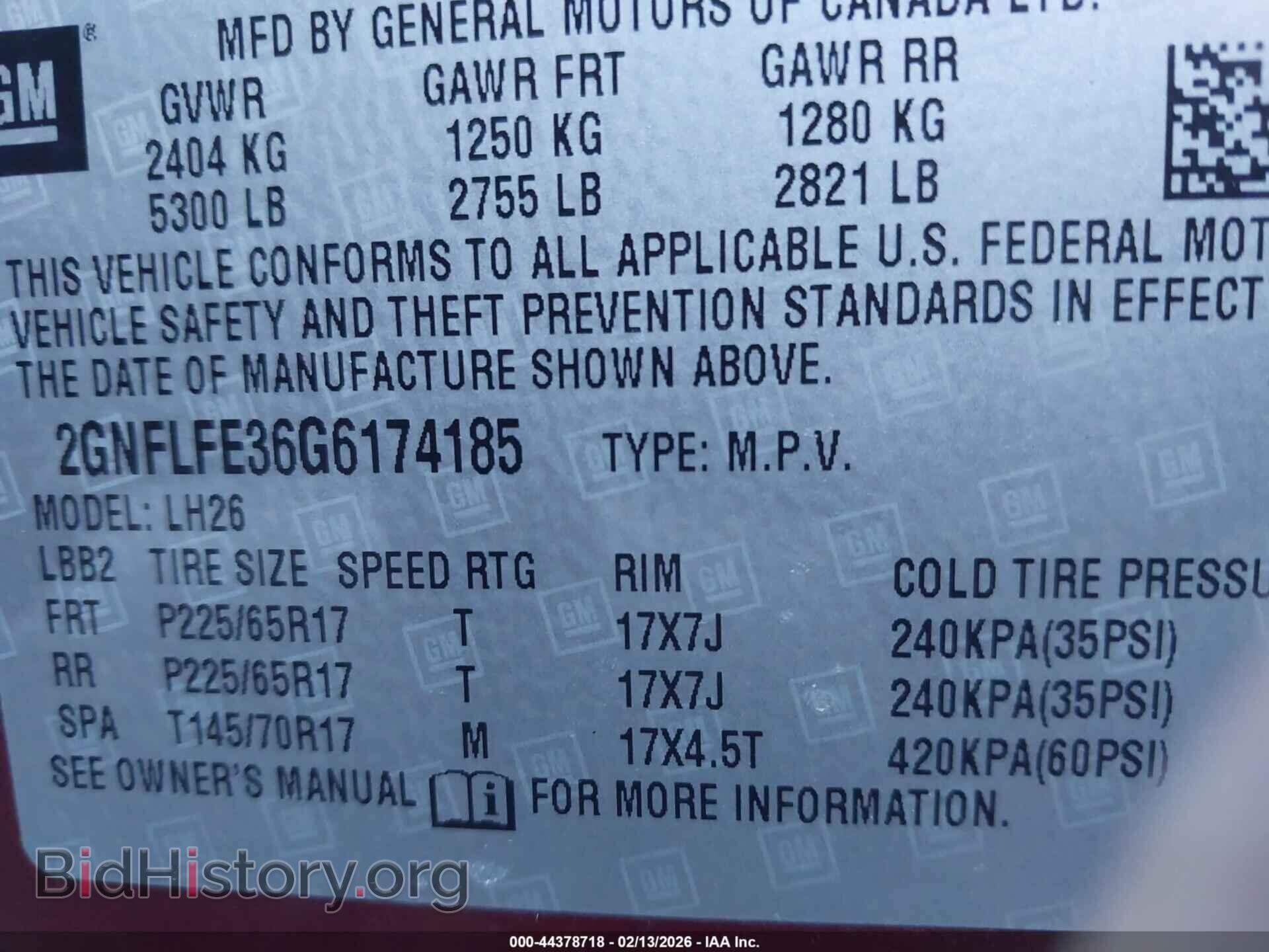 2016 CHEVROLET EQUINOX - VIN: 2GNFLFE36G6174185 - Фото 9