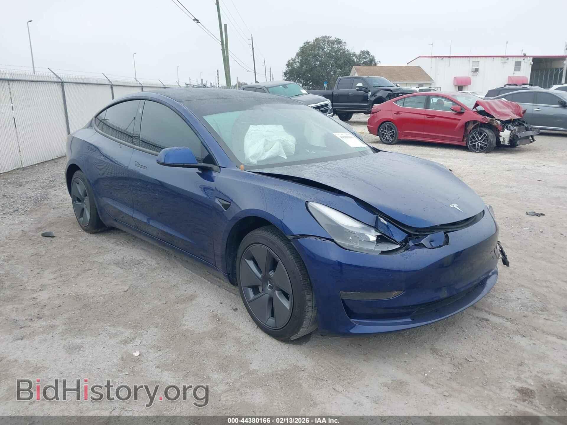 Photo 5YJ3E1EA8NF166135 - TESLA MODEL 3 2022