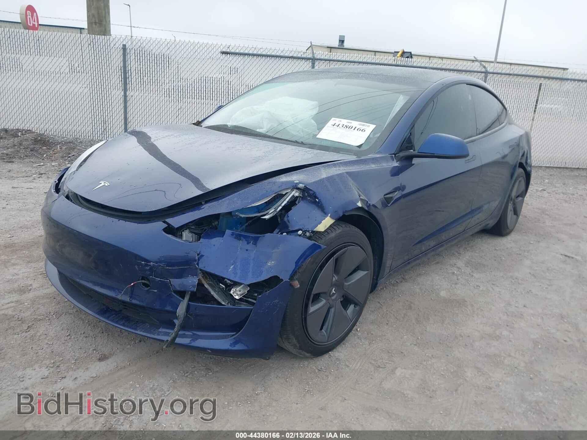 2022 TESLA MODEL 3 - VIN: 5YJ3E1EA8NF166135 - Фото 2