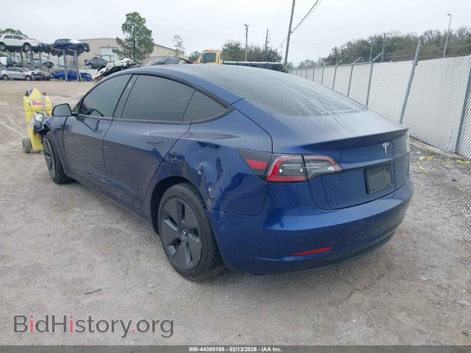 2022 TESLA MODEL 3 - VIN: 5YJ3E1EA8NF166135 - Фото 3