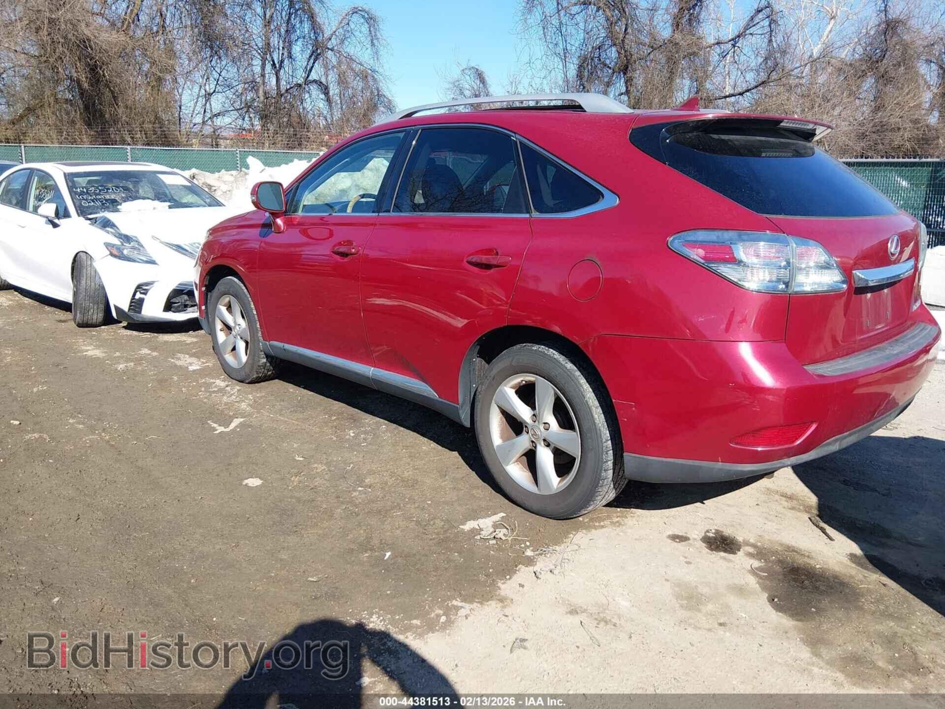 2011 LEXUS RX 350 - VIN: 2T2BK1BA0BC084355 - Фото 3