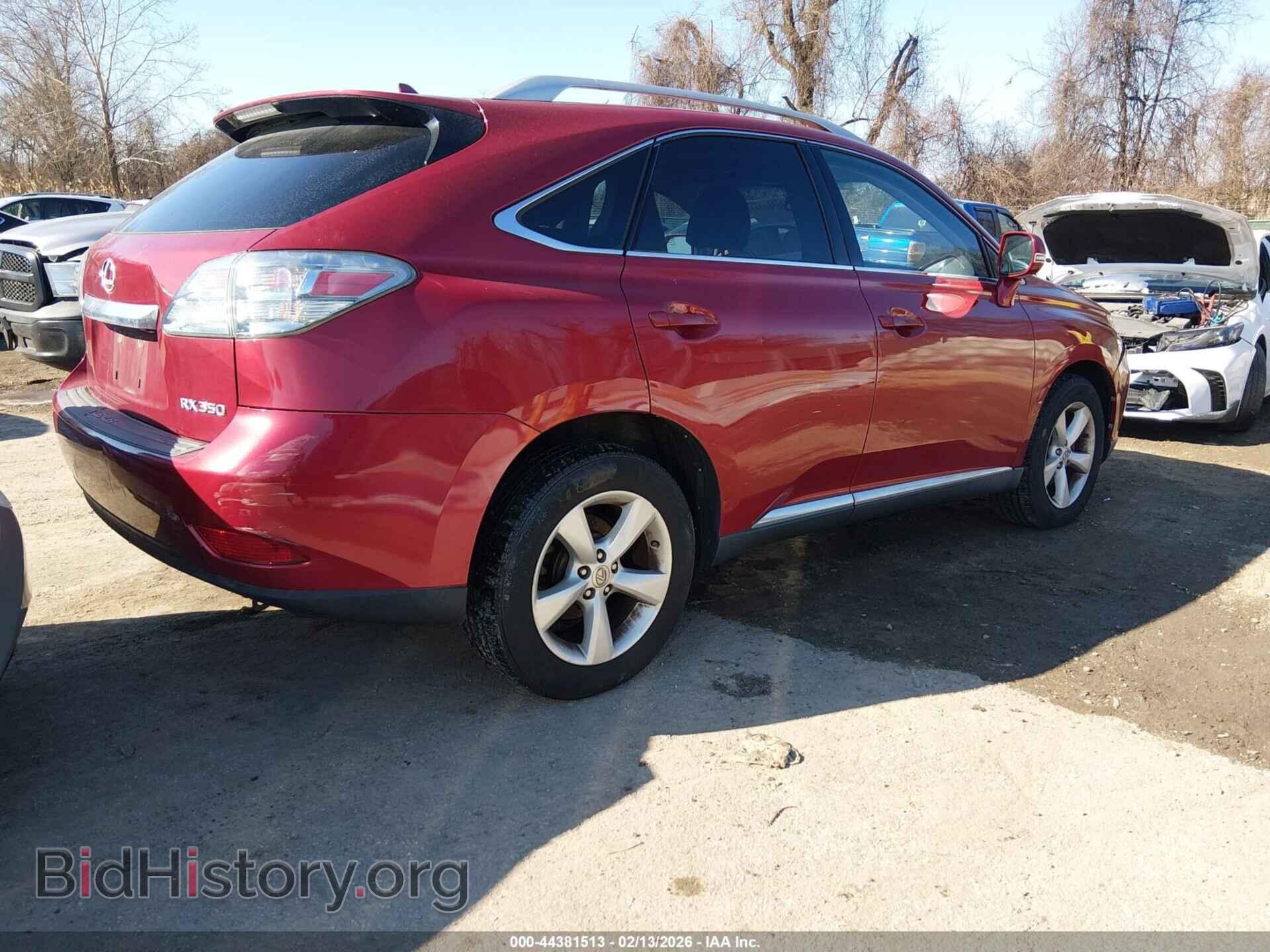 2011 LEXUS RX 350 - VIN: 2T2BK1BA0BC084355 - Фото 4