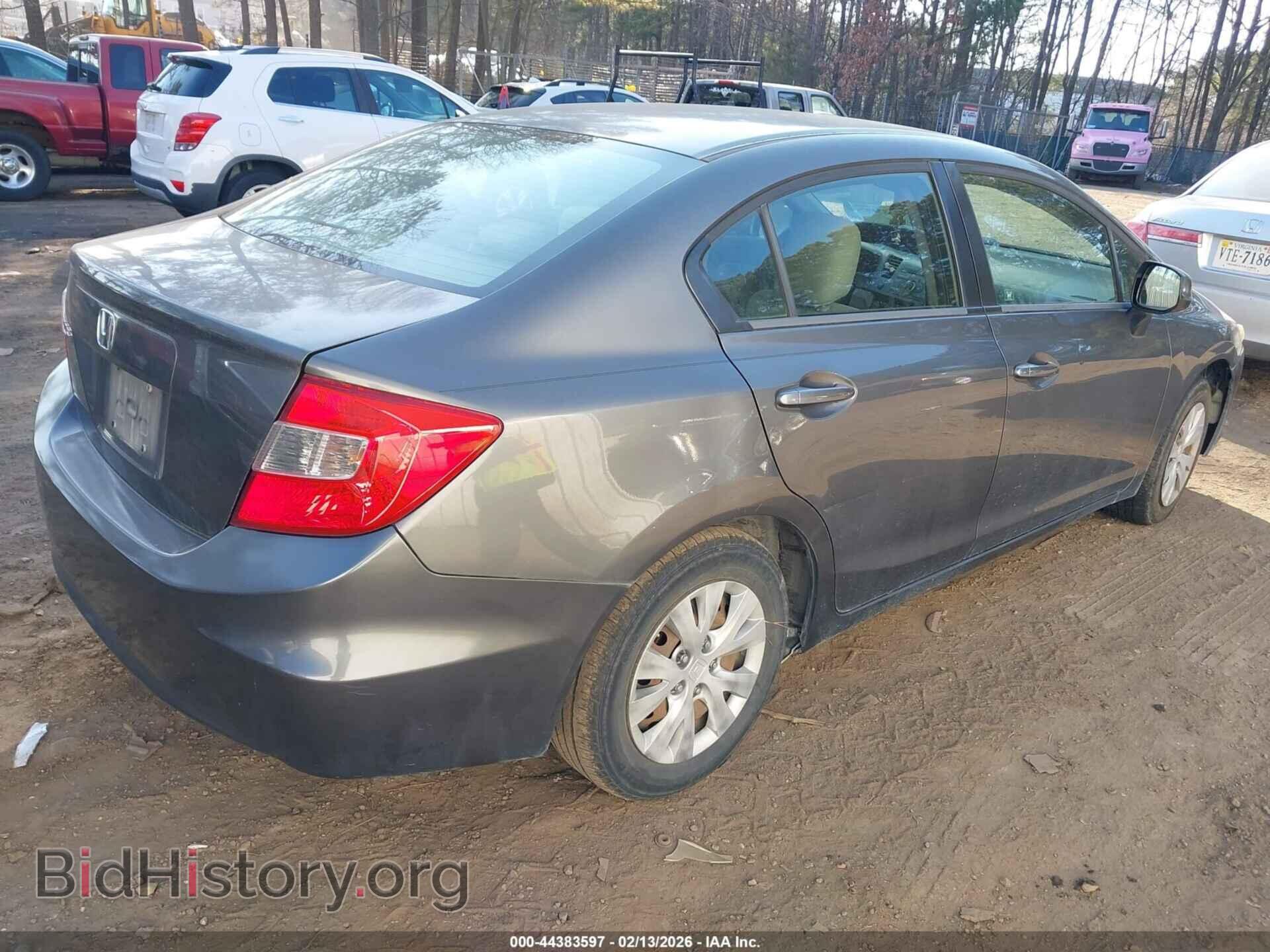 2012 HONDA CIVIC - VIN: 19XFB2F59CE024344 - Фото 4