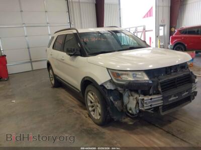 2016 Ford EXPLORER XLT, белый — VIN 1FM5K7DH5GGD12353, IAAI