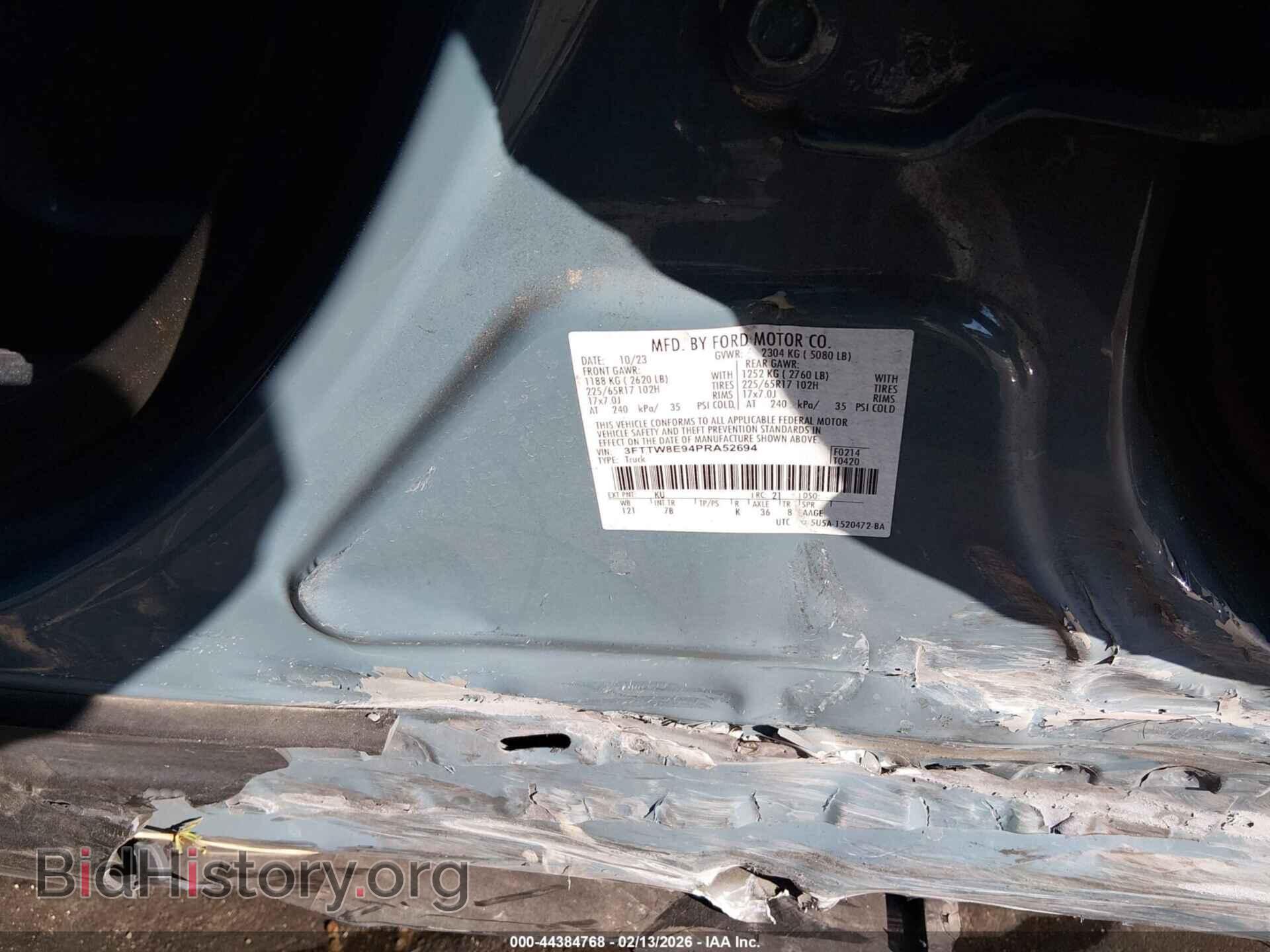 2023 FORD MAVERICK - VIN: 3FTTW8E94PRA52694 - Фото 9