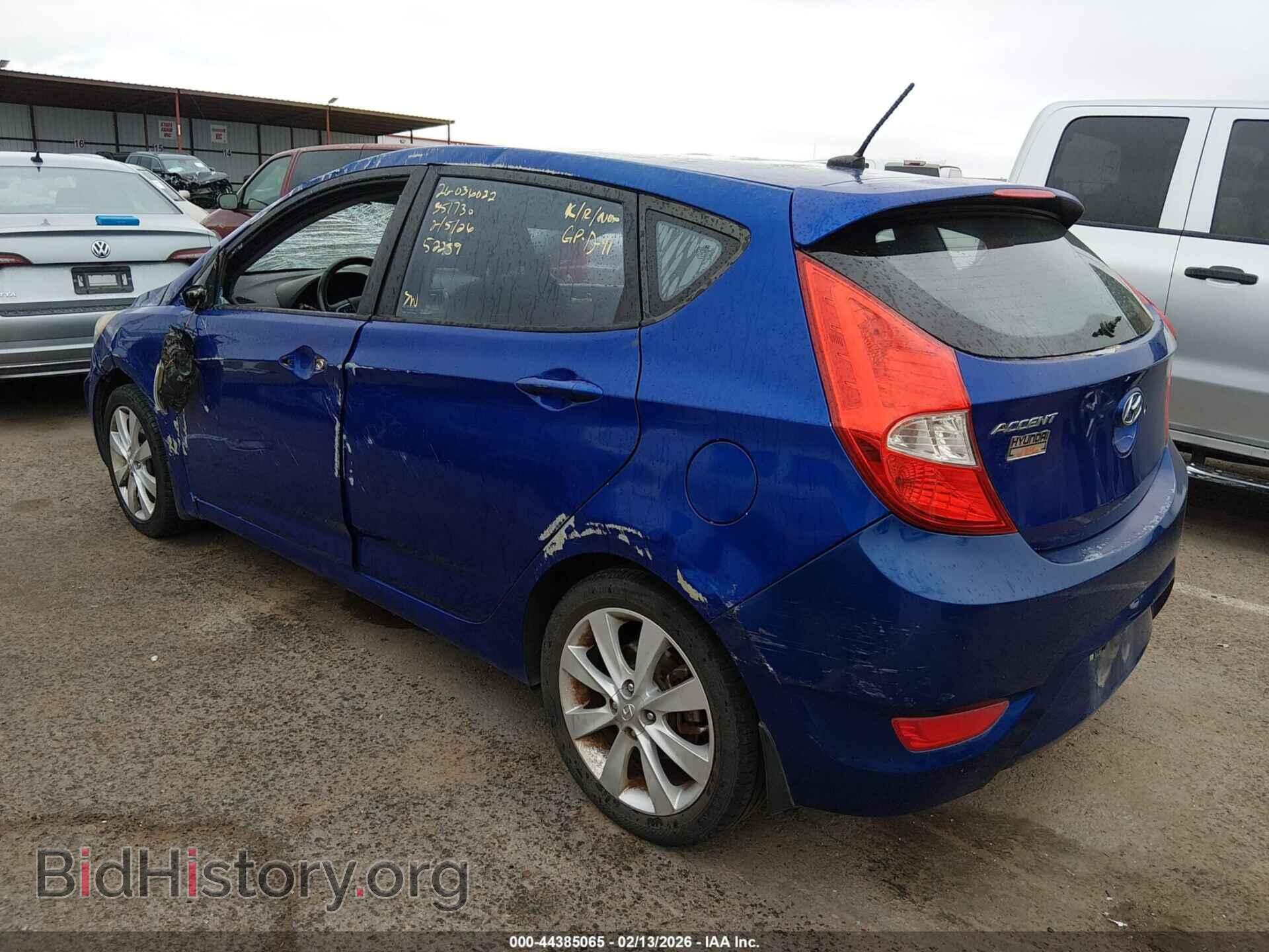 2013 HYUNDAI ACCENT - VIN: KMHCU5AEXDU091541 - Photo 3