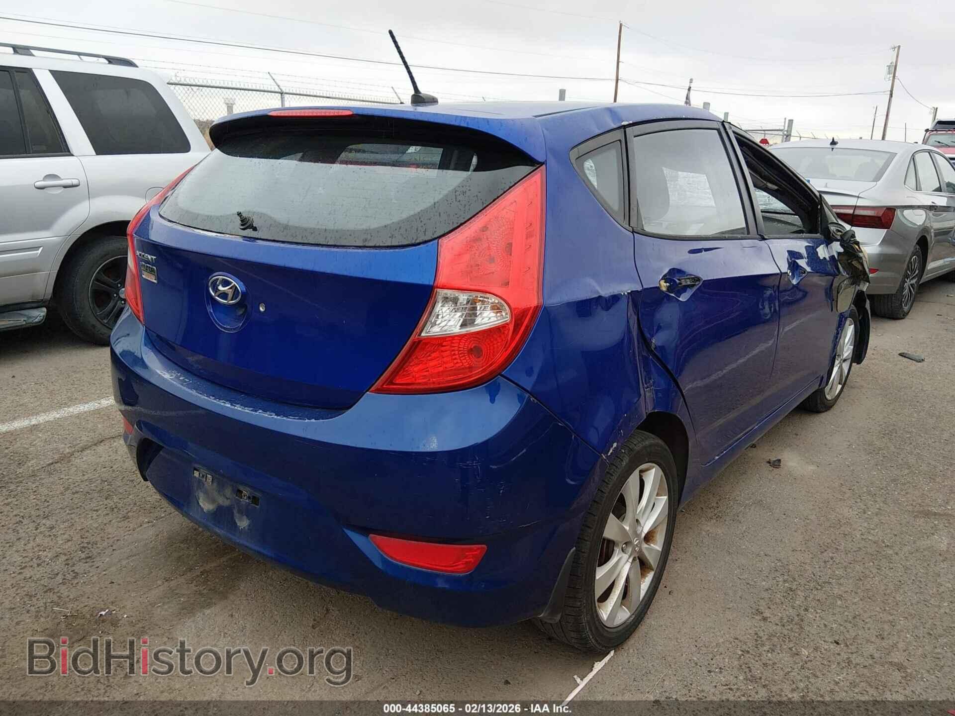 2013 HYUNDAI ACCENT - VIN: KMHCU5AEXDU091541 - Photo 4