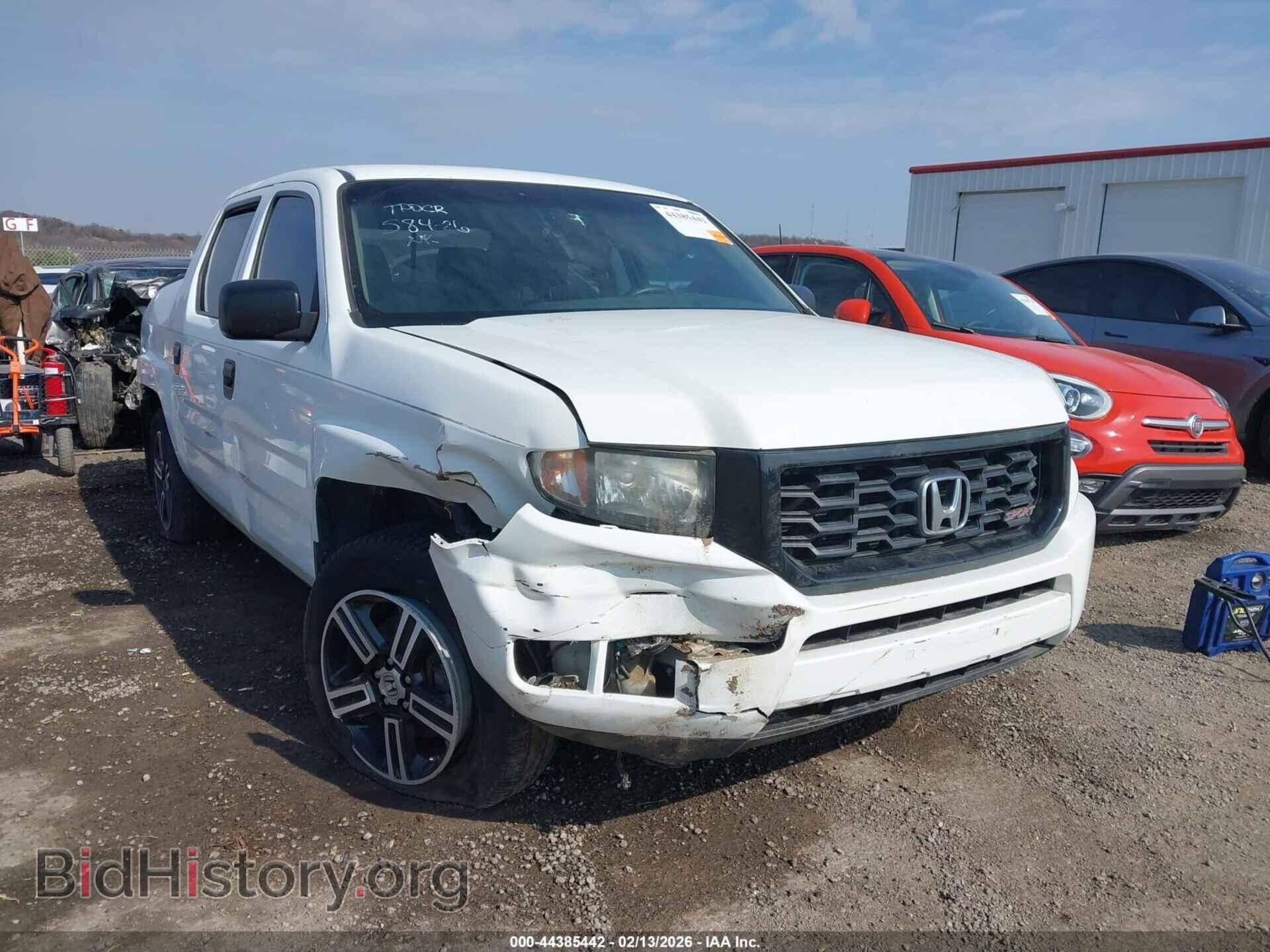 Photo 5FPYK1F77CB455030 - HONDA RIDGELINE 2012