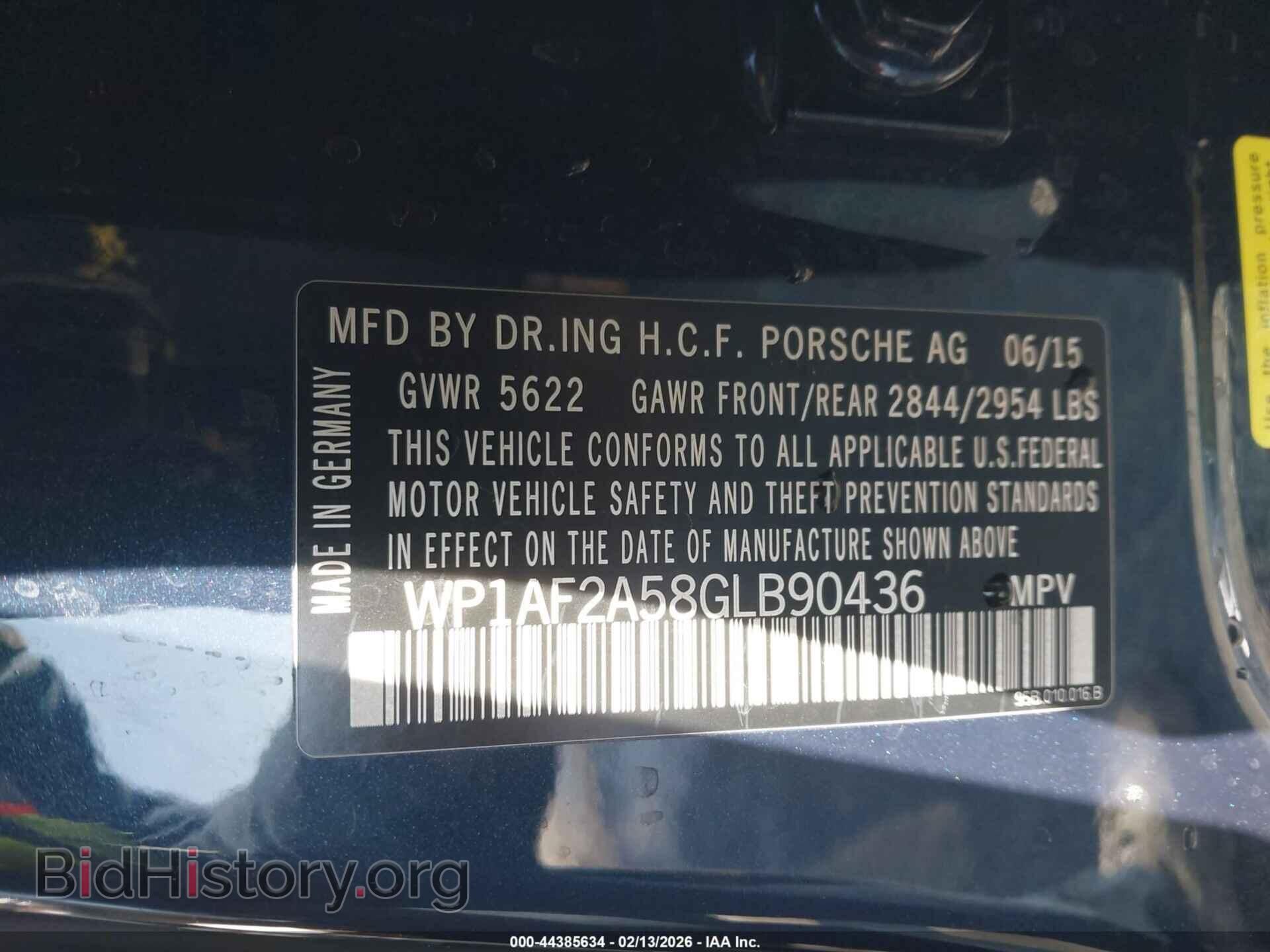 2016 PORSCHE MACAN - VIN: WP1AF2A58GLB90436 - Фото 9