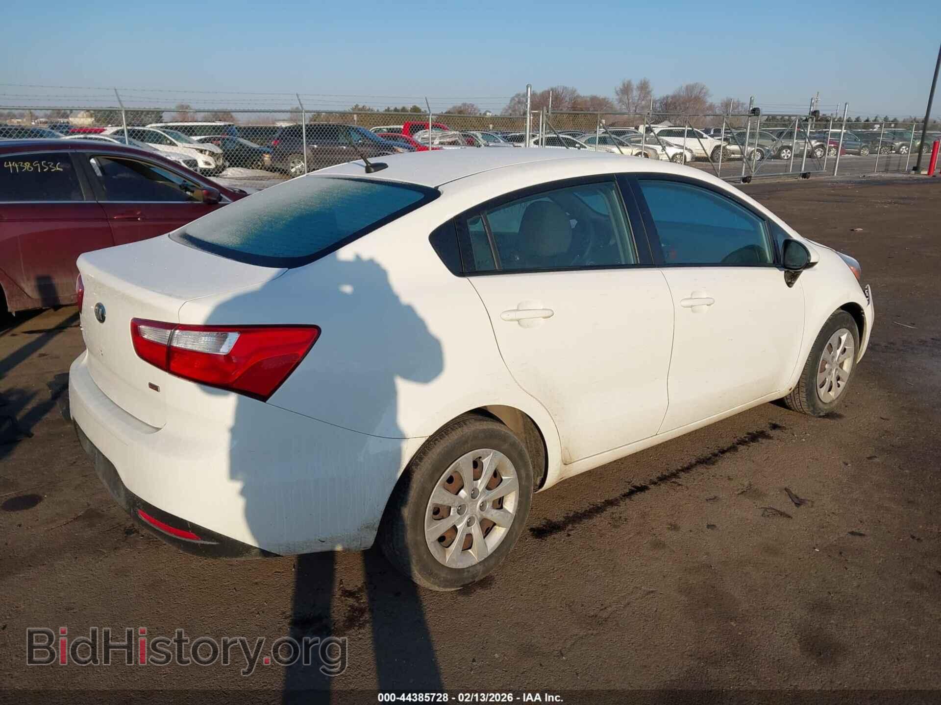 2013 KIA RIO - VIN: KNADM4A35D6244331 - Фото 4